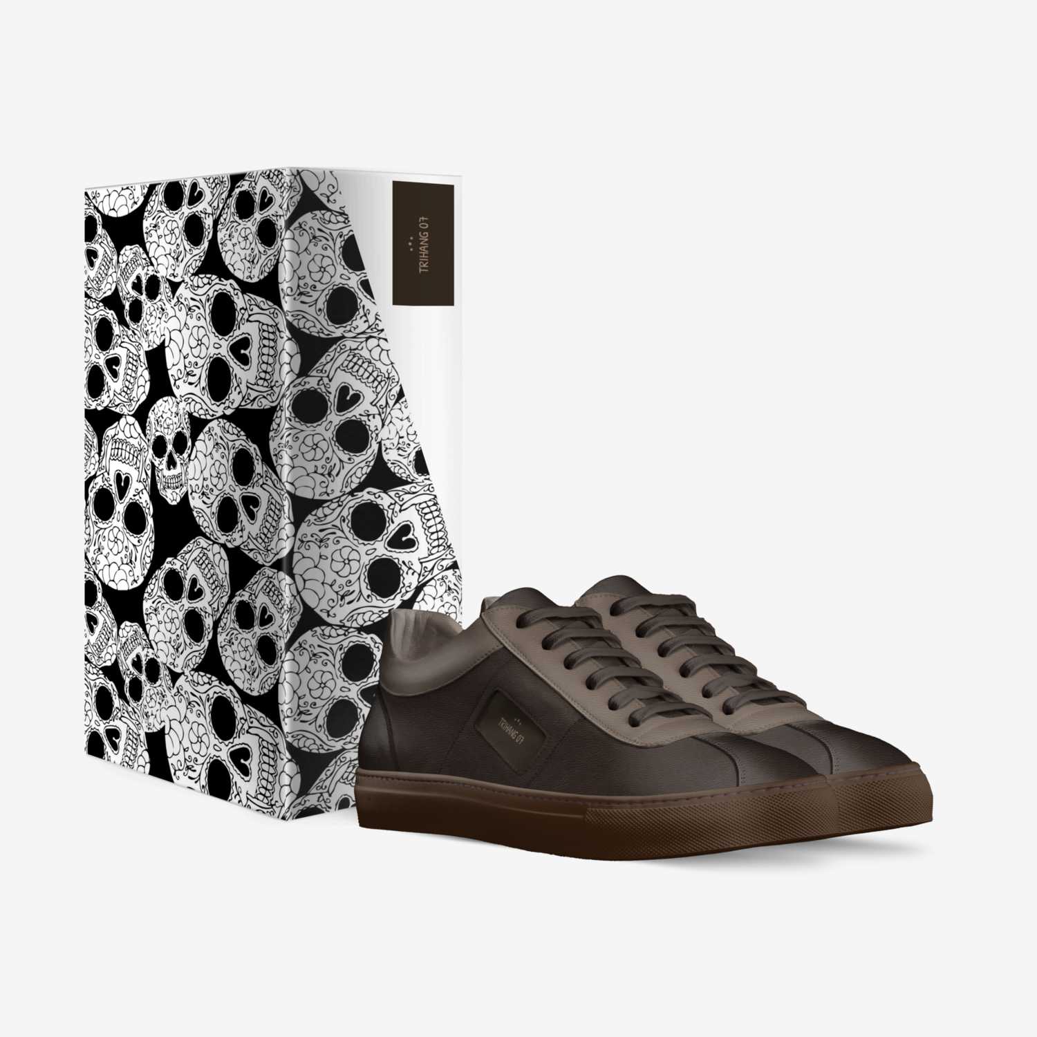Trihang 07 custom made in Italy shoes by Chirag Subba | Box view