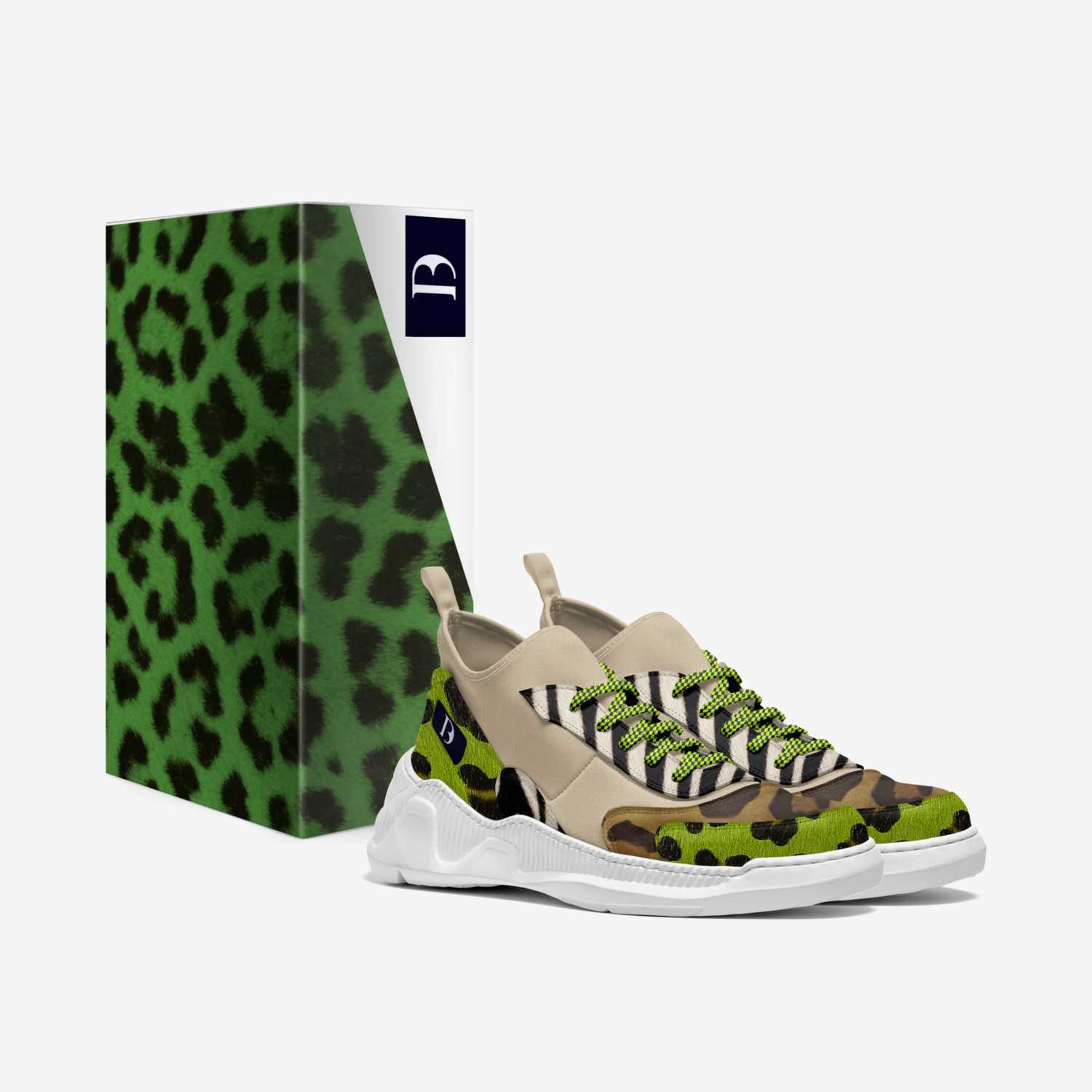 Epic Jungle custom made in Italy shoes by D’arri Burru | Box view
