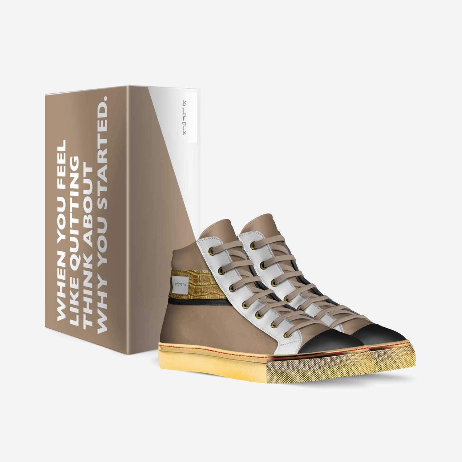 A3F-LS Prevail 2 custom made in Italy shoes by Reginald Marccatrell Lee | Box view