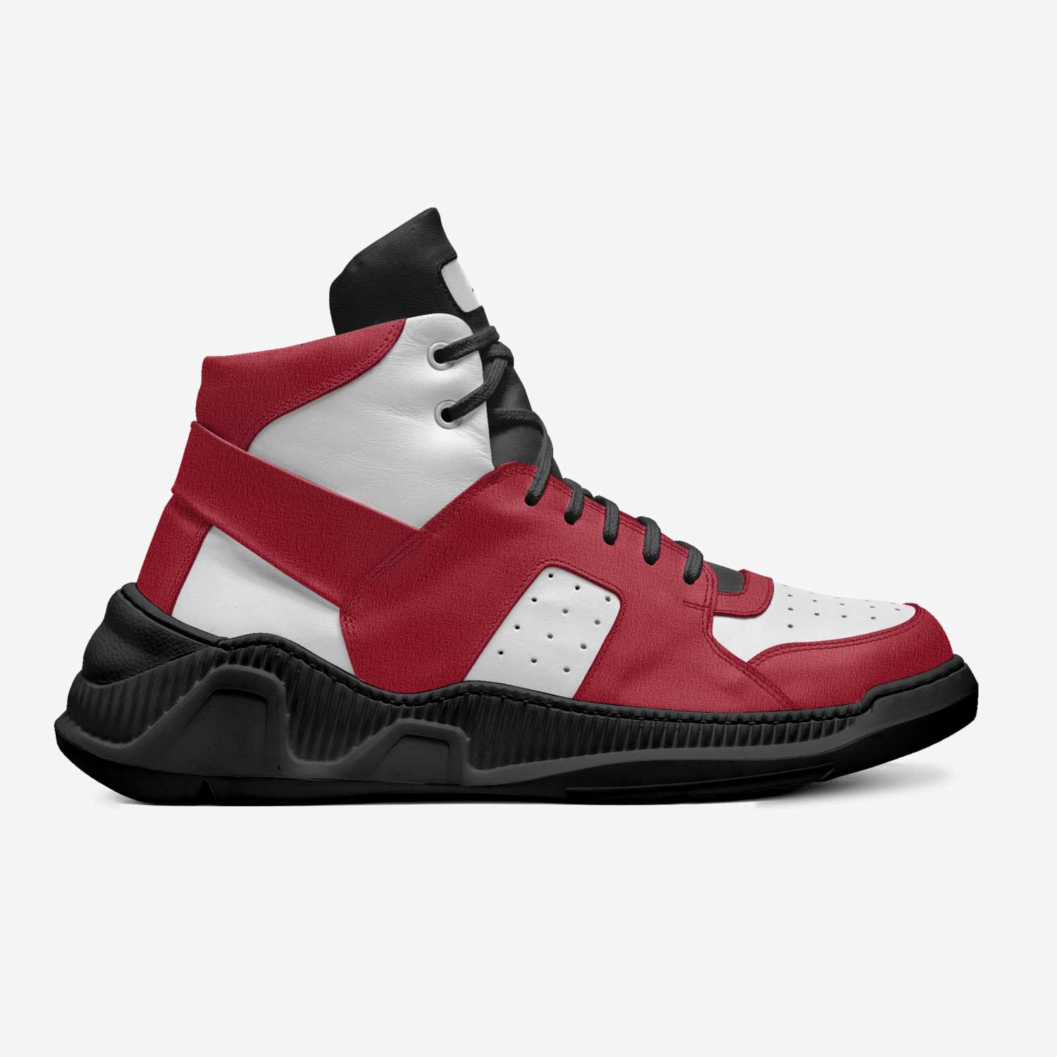 Fight Club custom made in Italy shoes by Khadijah Davis | Side view