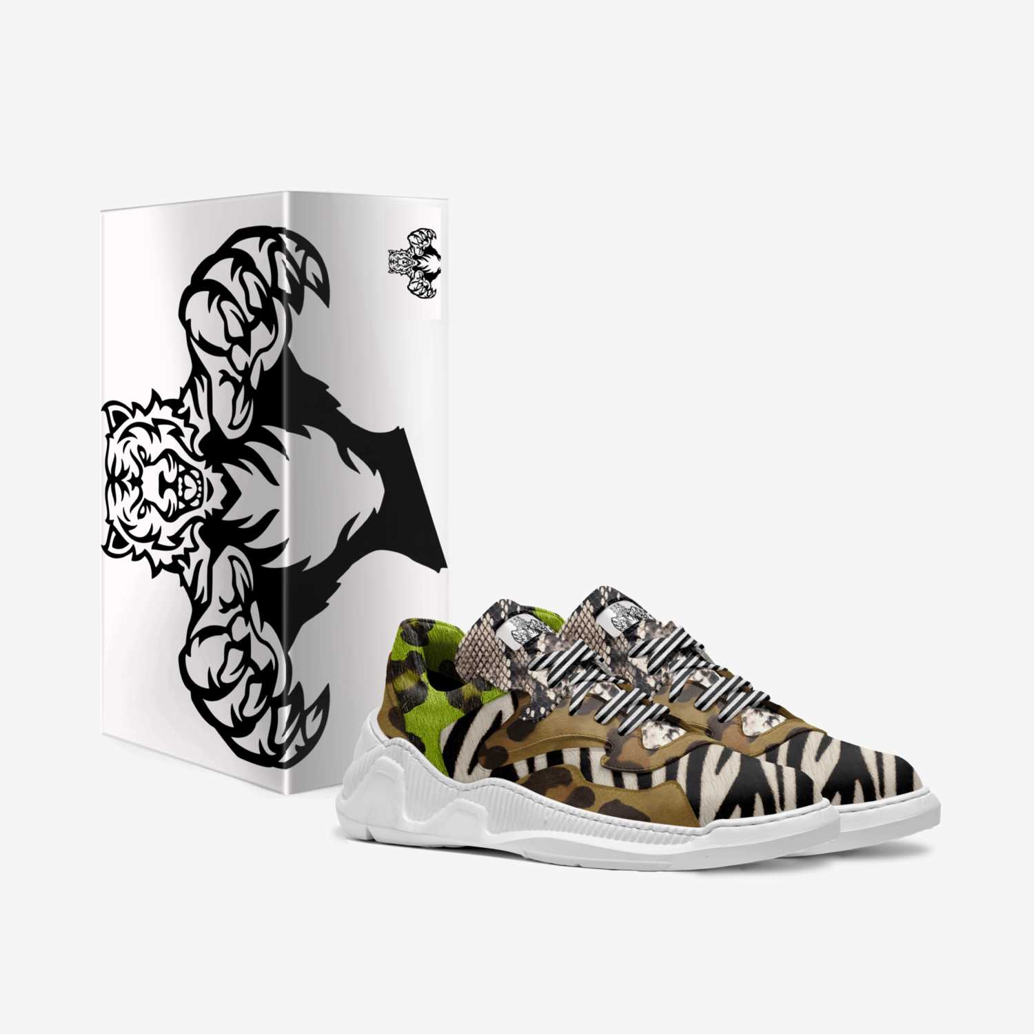 Jungle Boogies  custom made in Italy shoes by Kevin Harris | Box view