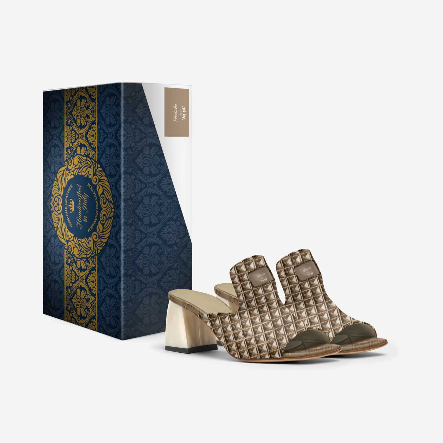 Feetiche custom made in Italy shoes by Gabriela Rives | Box view