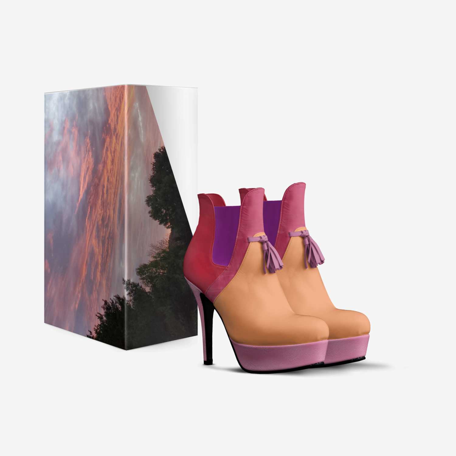 Selling Sunset custom made in Italy shoes by Charles Toliver | Box view