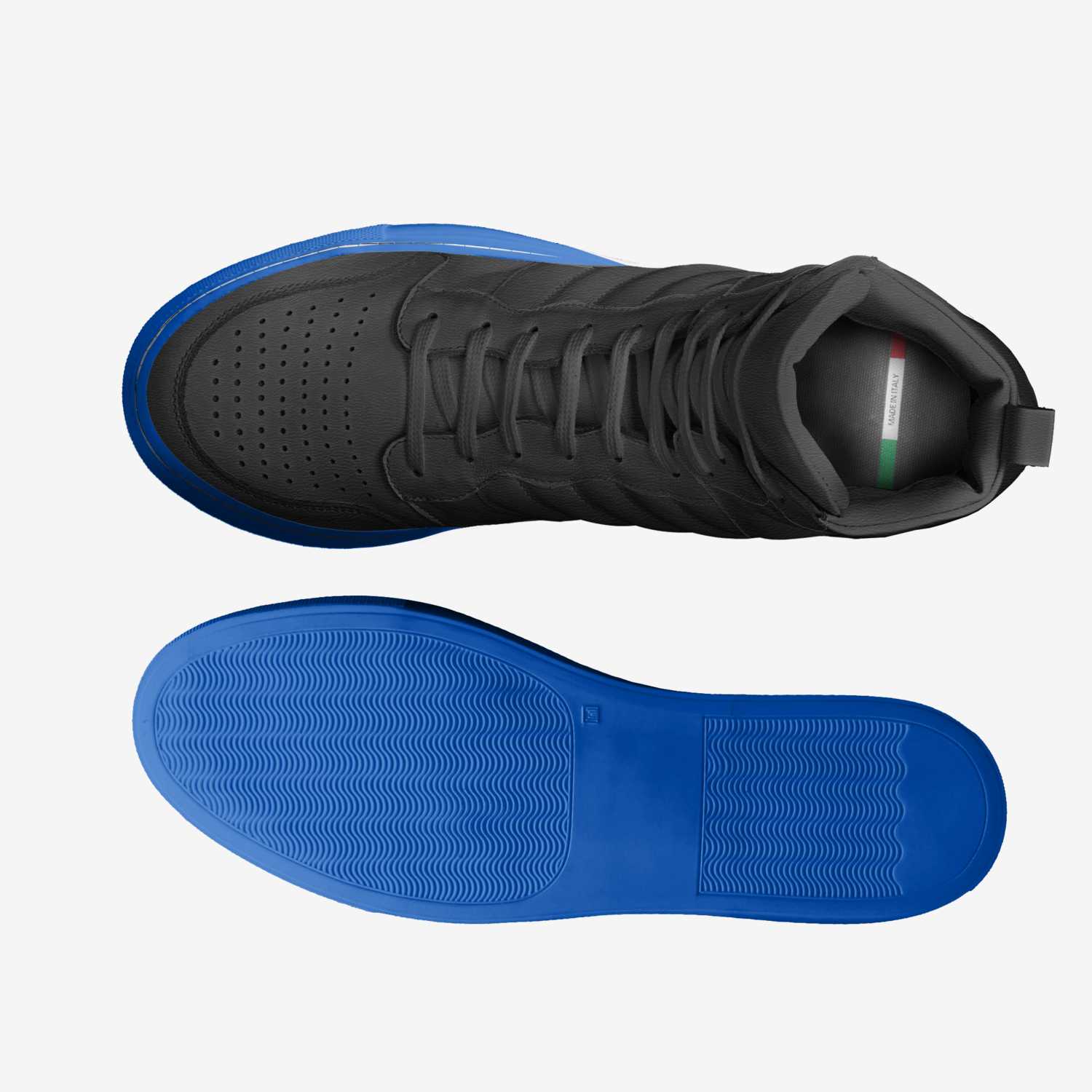 Ciarmello Blues custom made in Italy shoes by Limitless Kicks | Top view