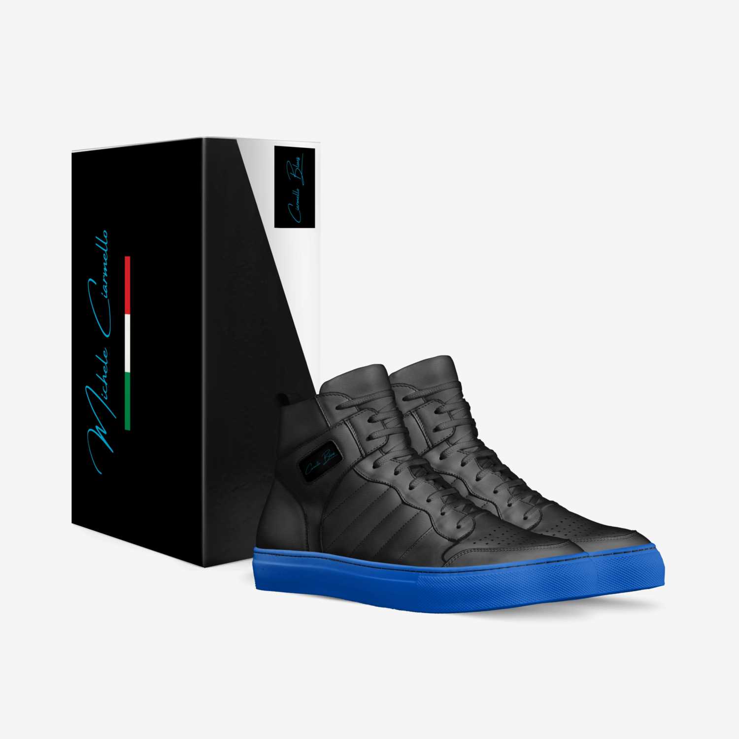 Ciarmello Blues custom made in Italy shoes by Limitless Kicks | Box view