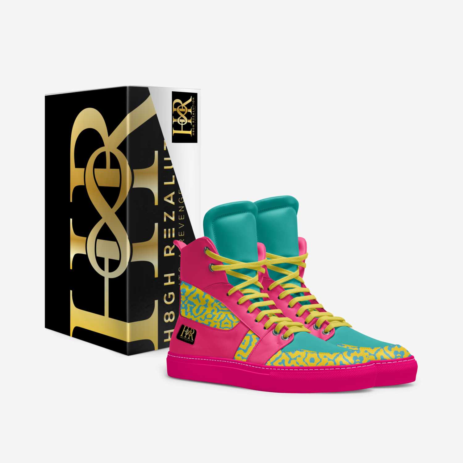 NEON LITE X custom made in Italy shoes by Kourtney Addison | Box view