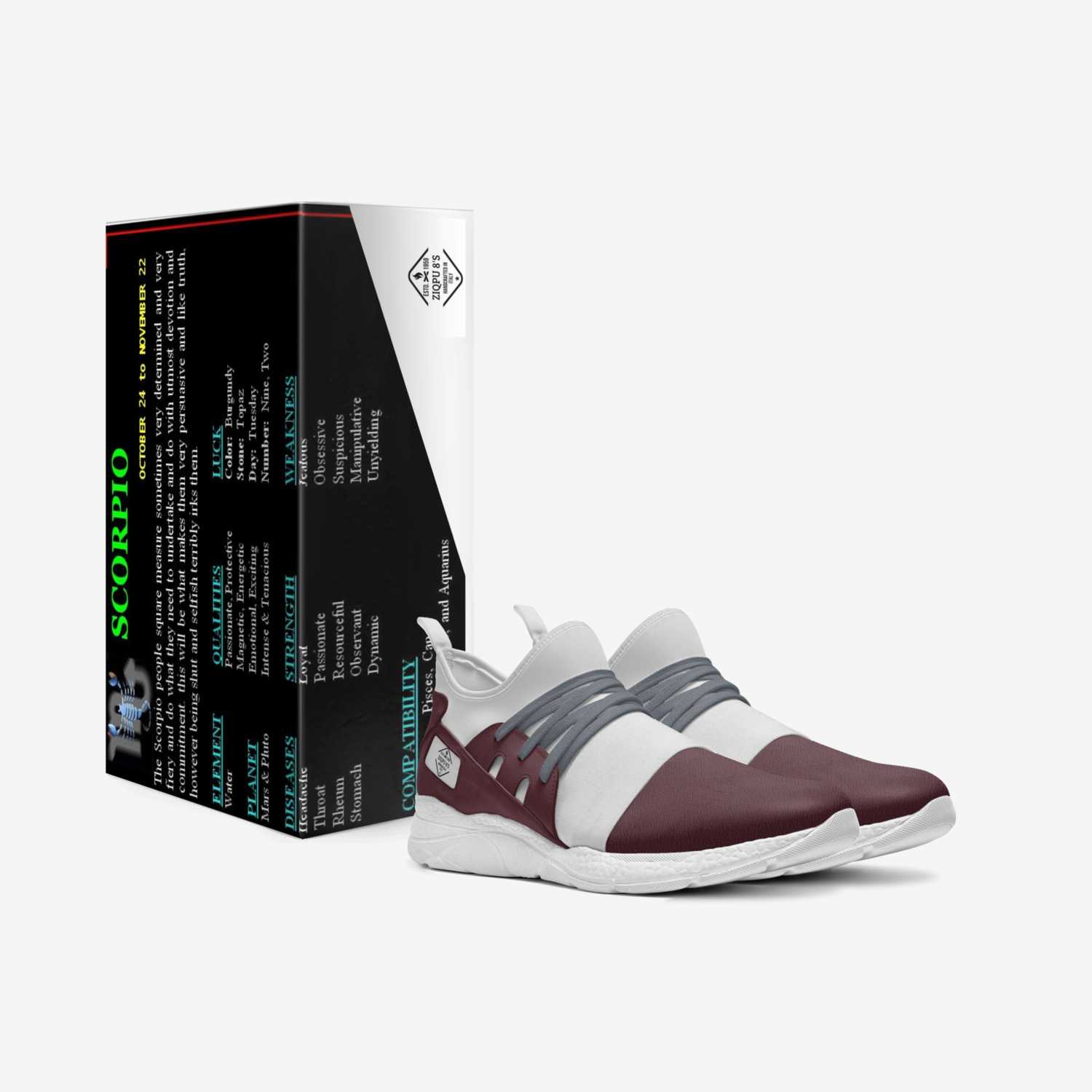 Ziqpu 8's custom made in Italy shoes by Terrell Foster | Box view