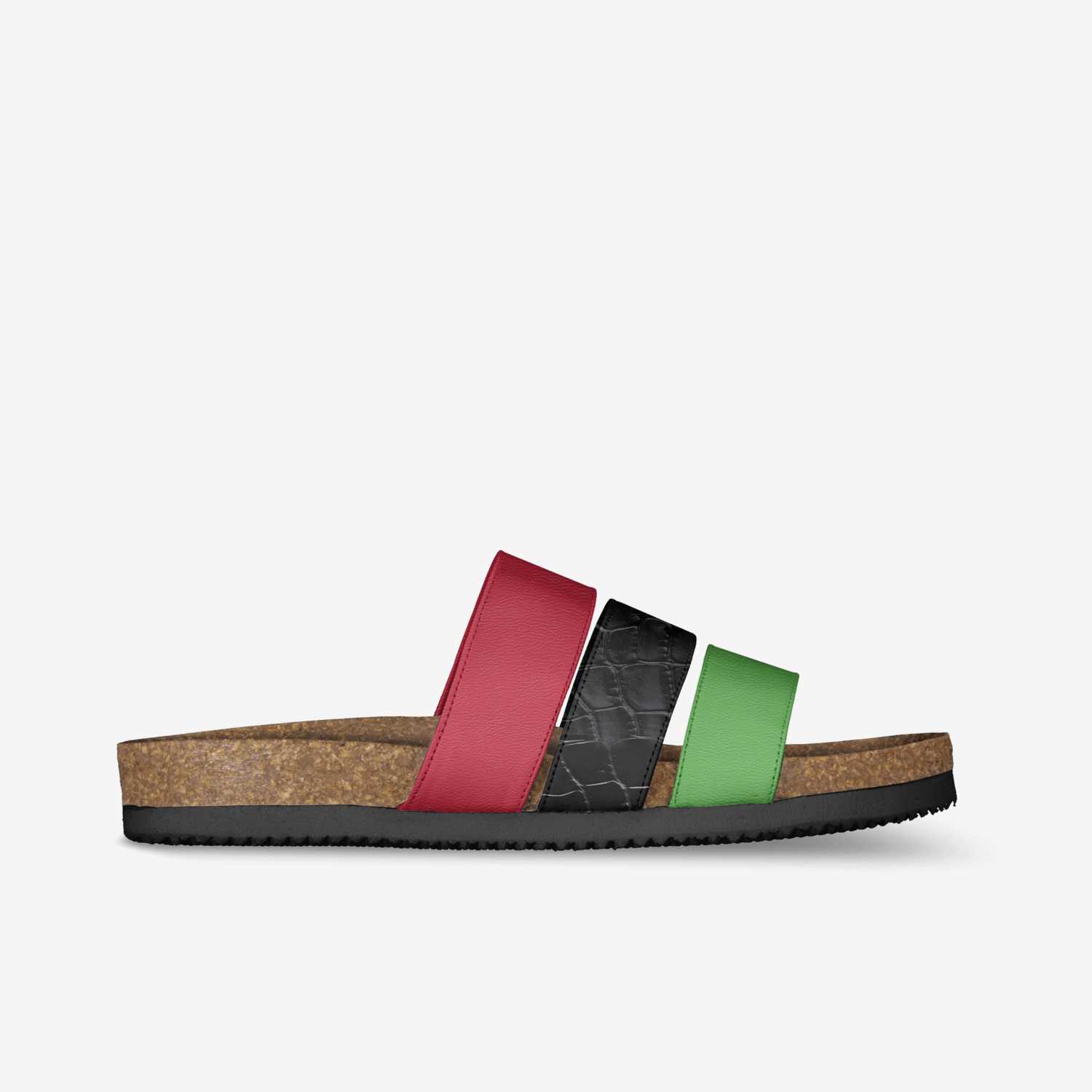 BLACKKK custom made in Italy shoes by Trey Fx | Side view