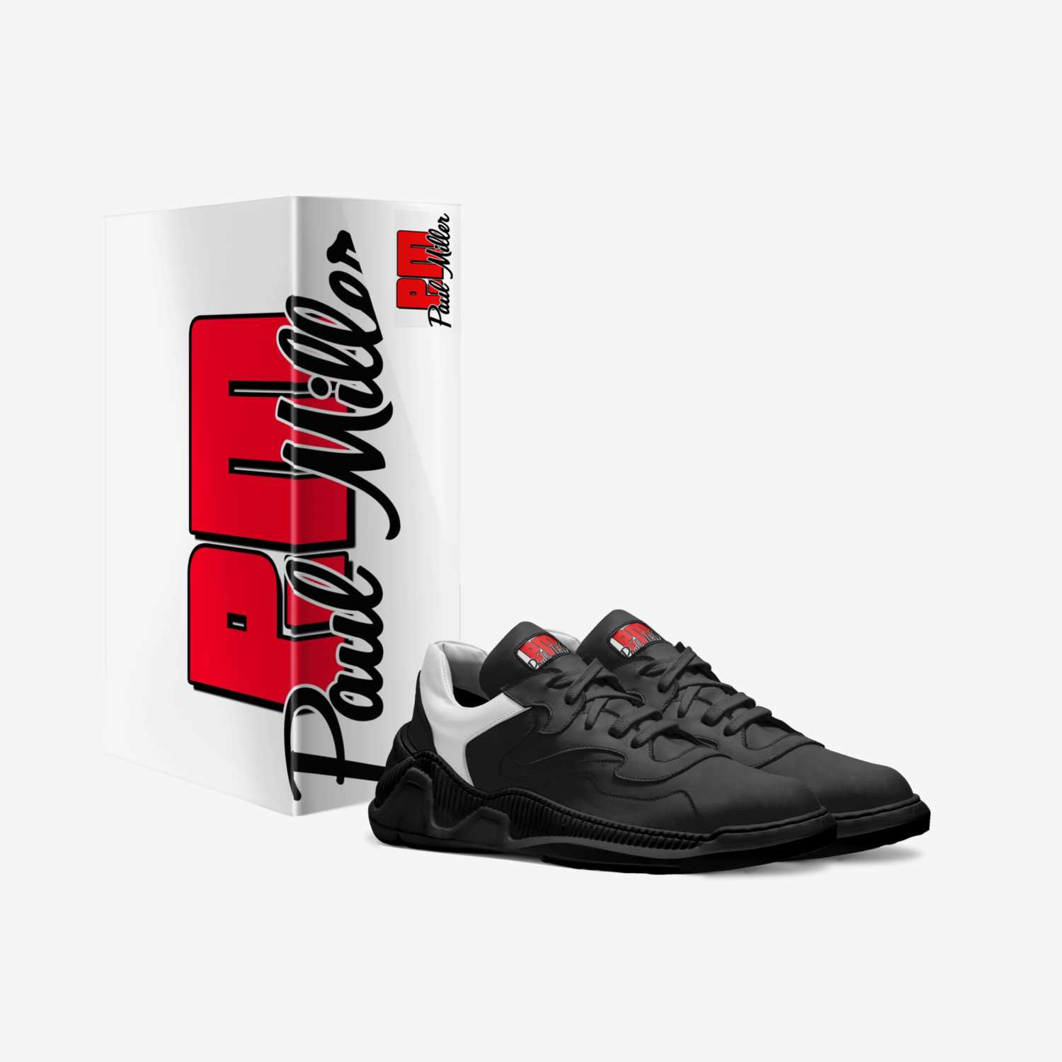 PM Noir custom made in Italy shoes by Paul Miller | Box view