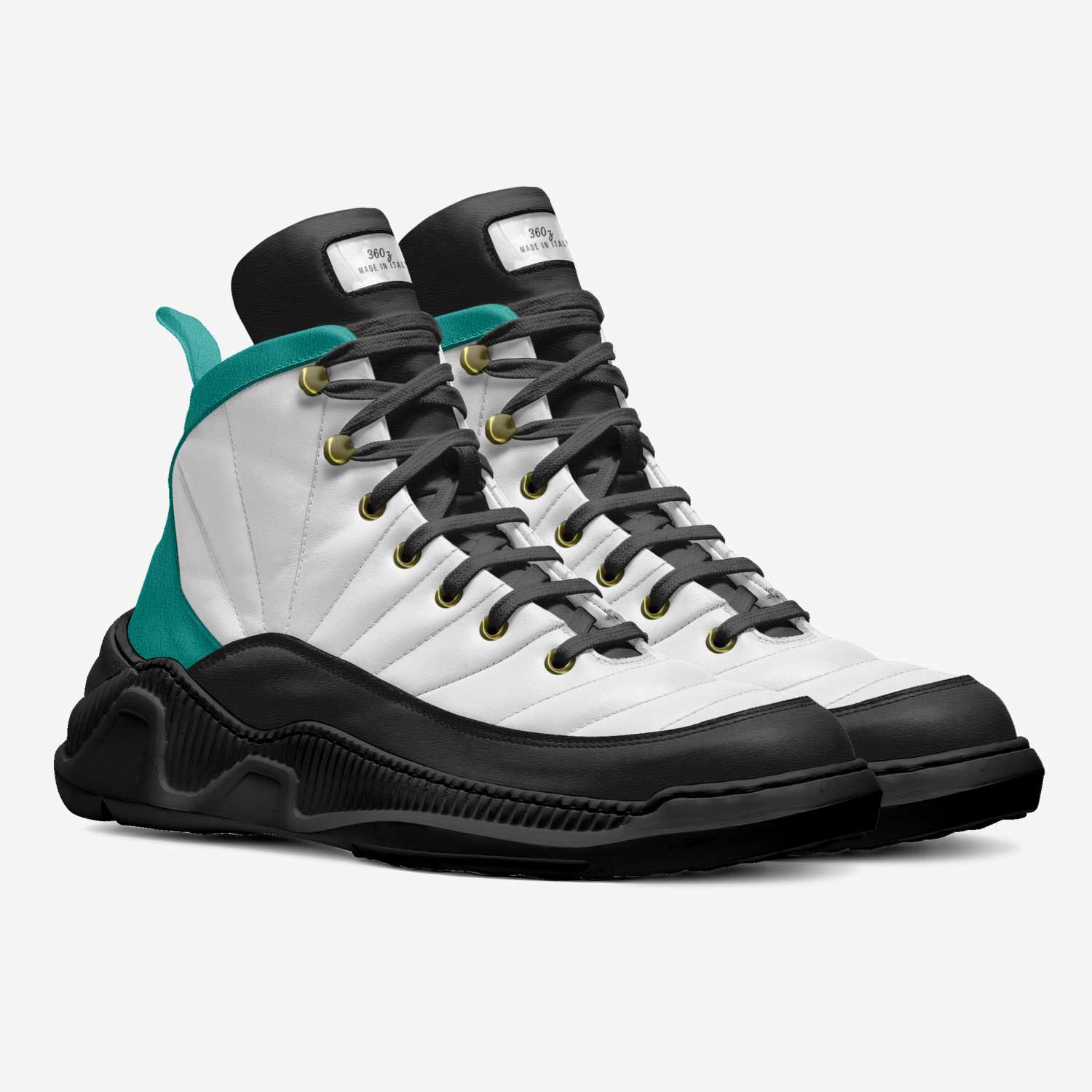 360z custom made in Italy shoes by Underdog360 Cordero | Double view