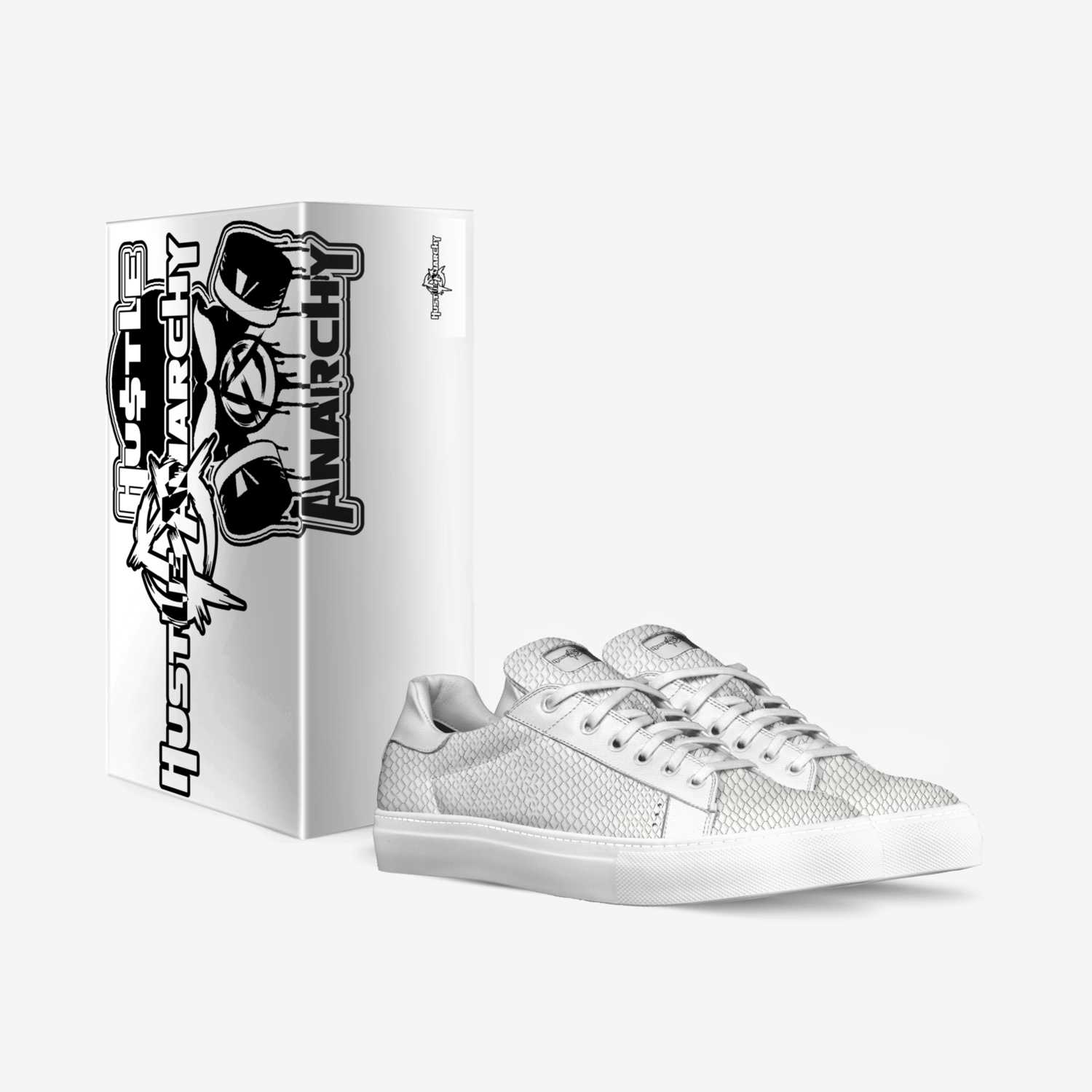 Hustle Anarchy custom made in Italy shoes by Kareem Atkins | Box view