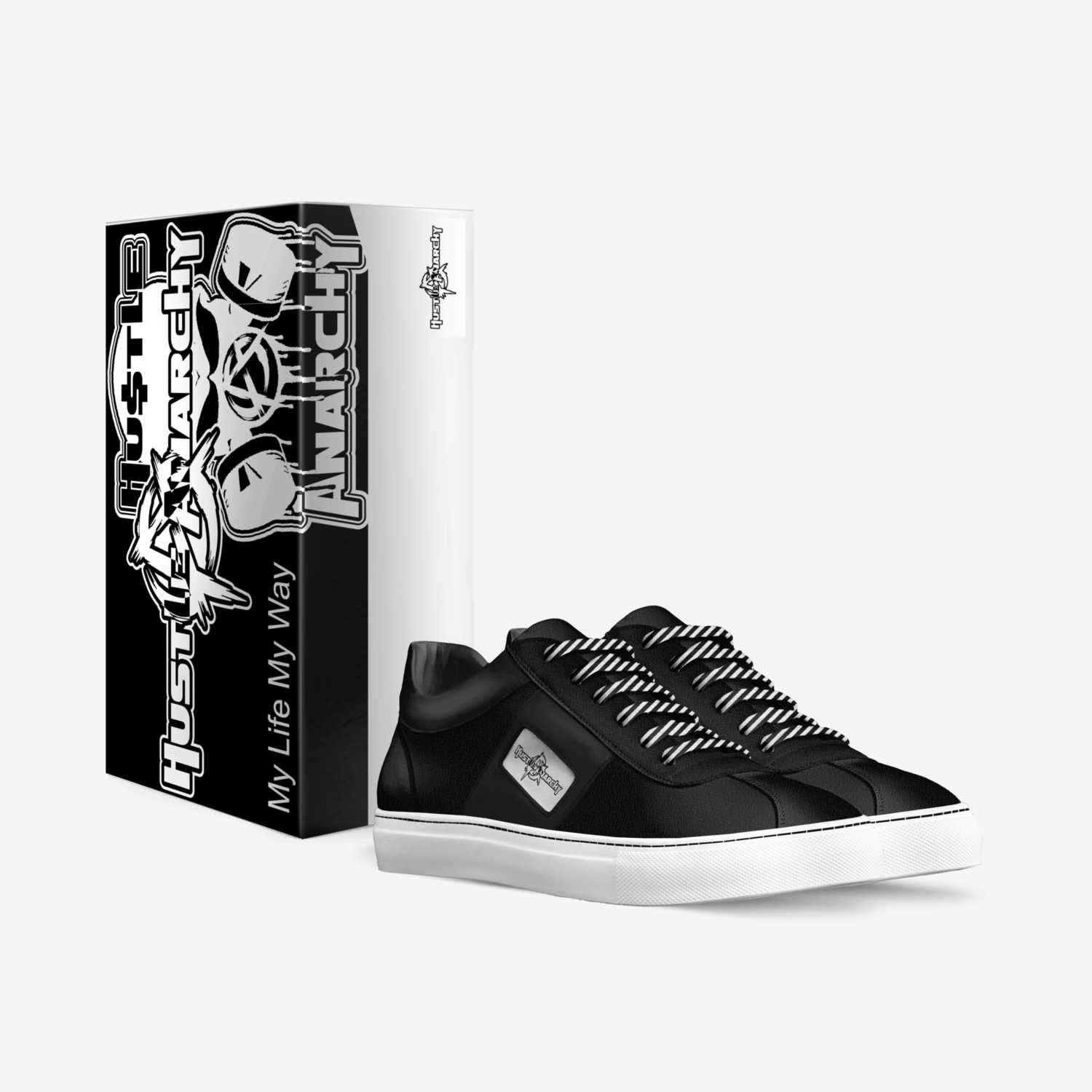 Hustle Anarchy custom made in Italy shoes by Kareem Atkins | Box view