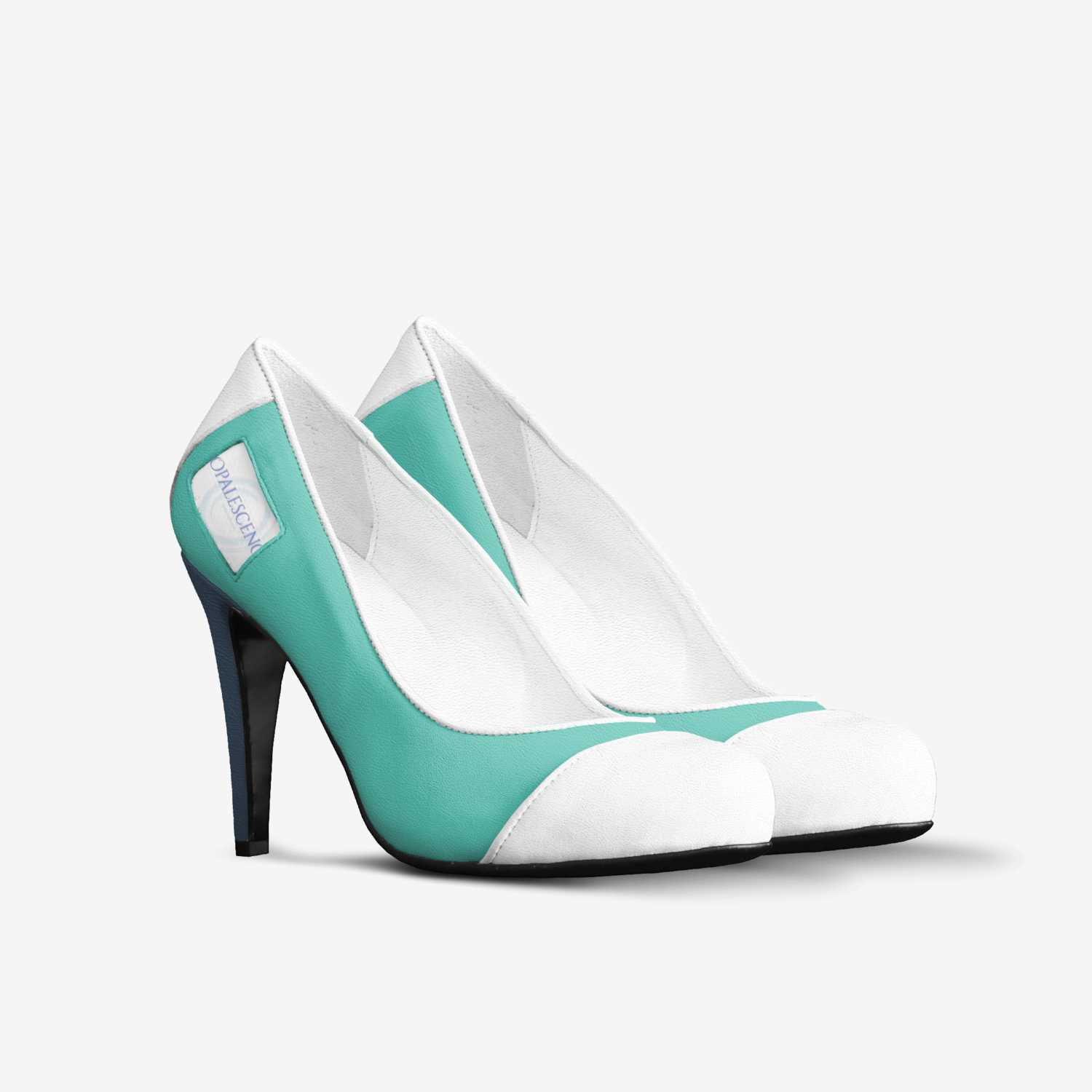 Opalescence custom made in Italy shoes by Opal Aquelle | Double view