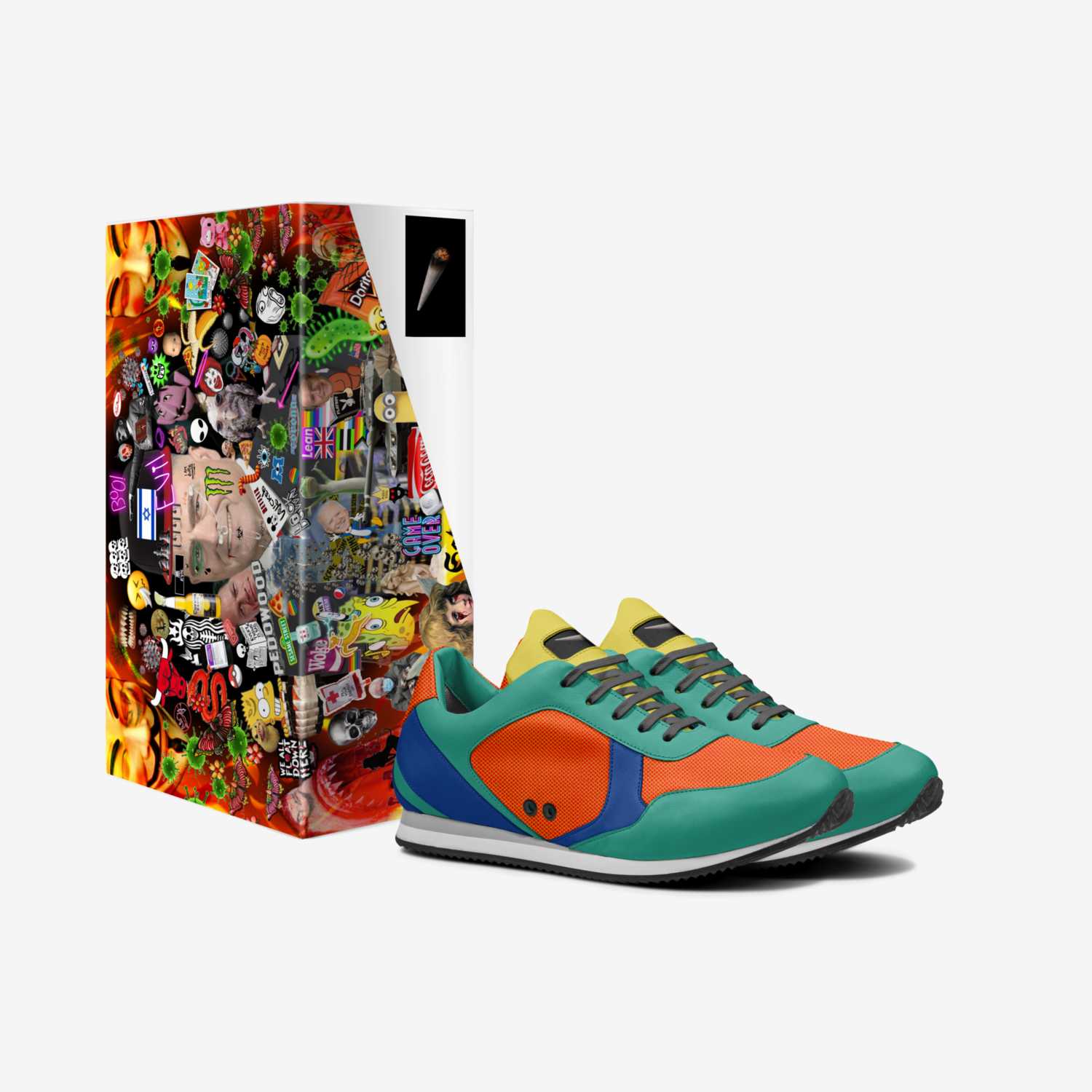 D.C 1977 custom made in Italy shoes by Redstar Mafia 2 | Box view