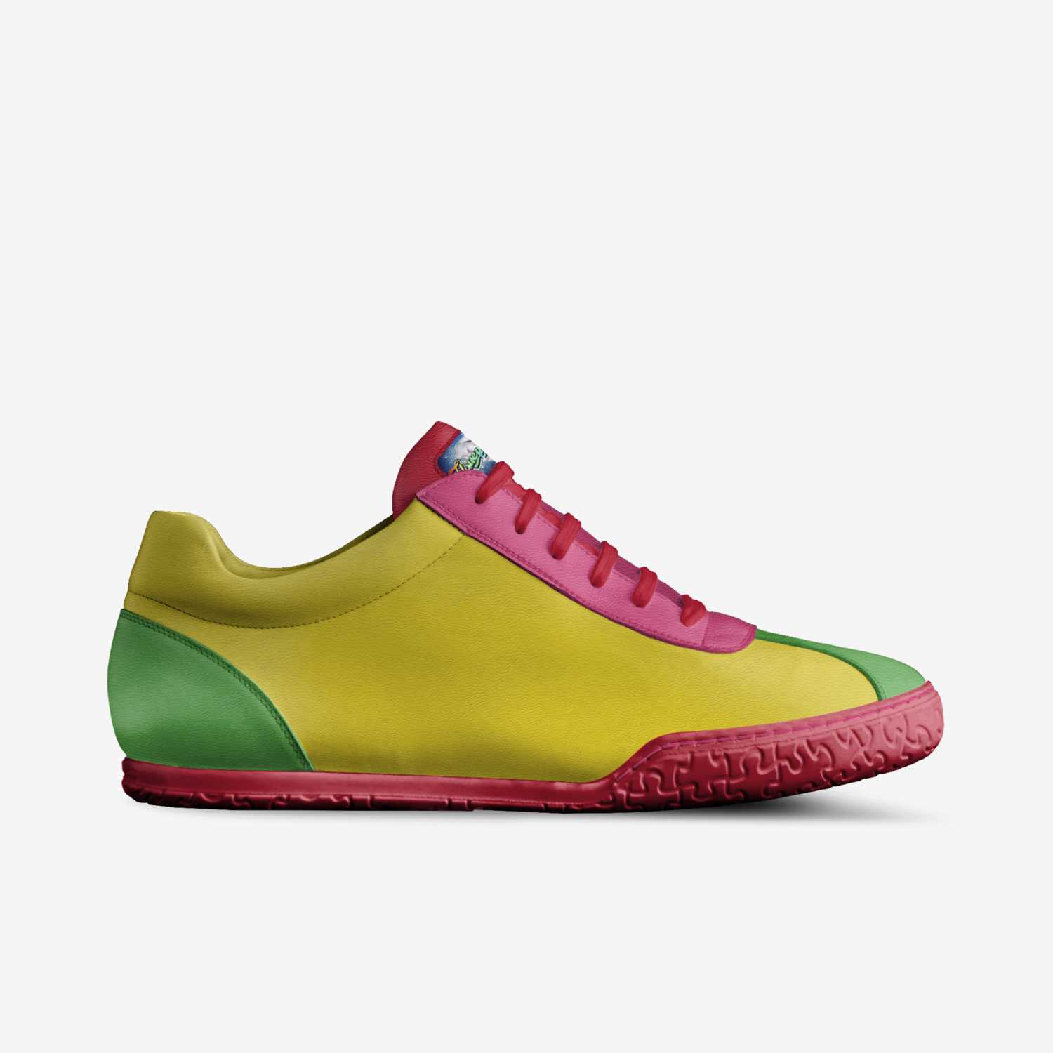 flaucy saucy custom made in Italy shoes by Ahshaki Gibson | Side view