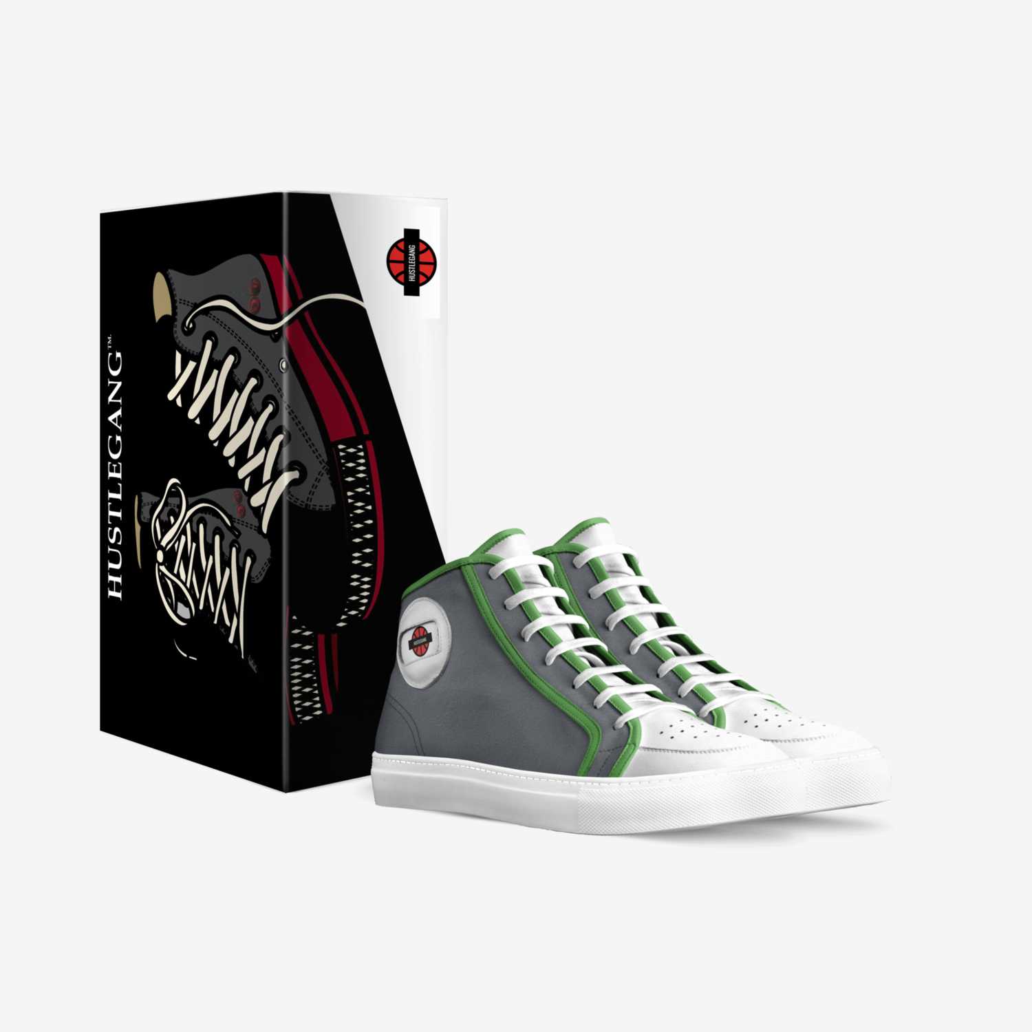 HUSTLEGANG SHOES custom made in Italy shoes by Precious Badran | Box view