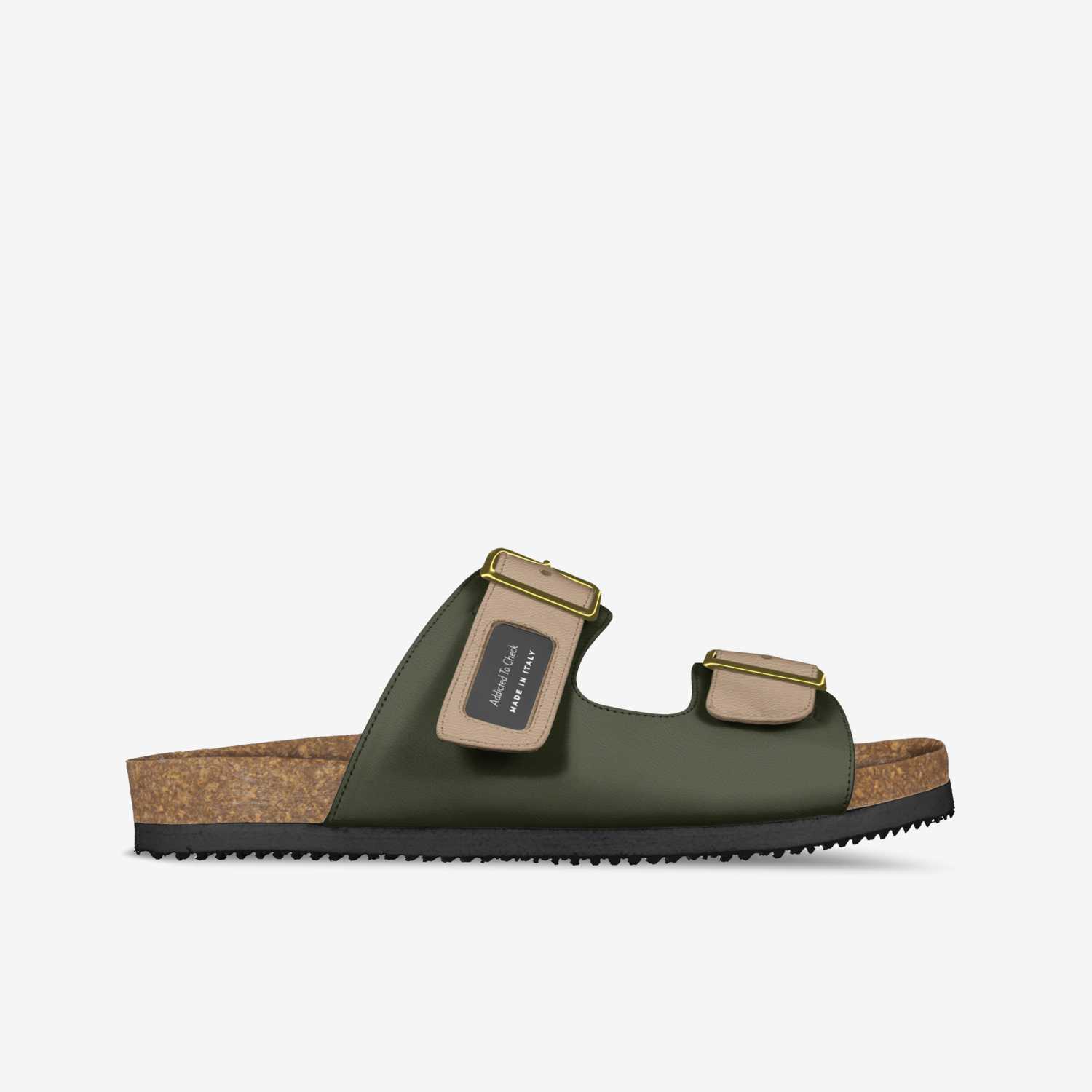 Addicted To Check custom made in Italy shoes by Atc Dmoney | Side view