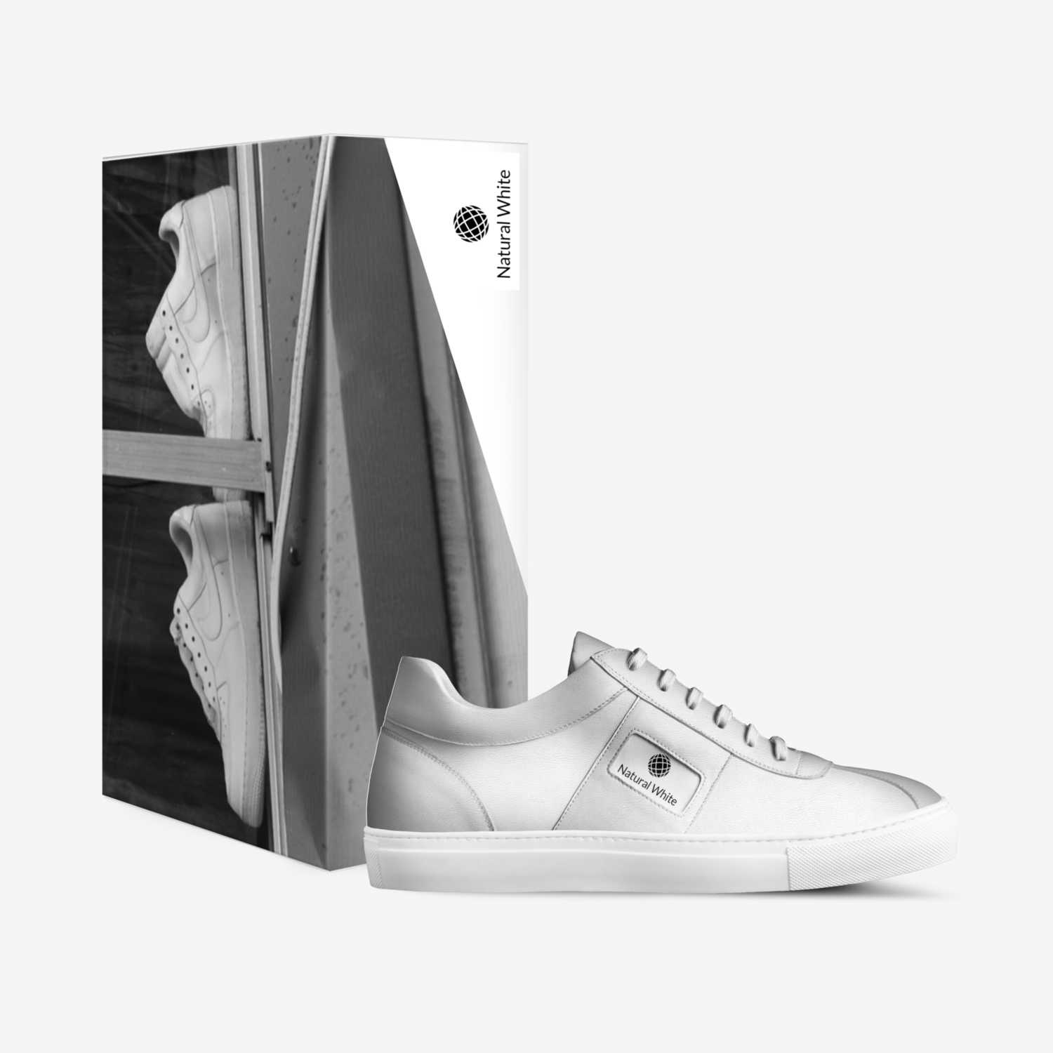 Natural White custom made in Italy shoes by Natural Black | Box view