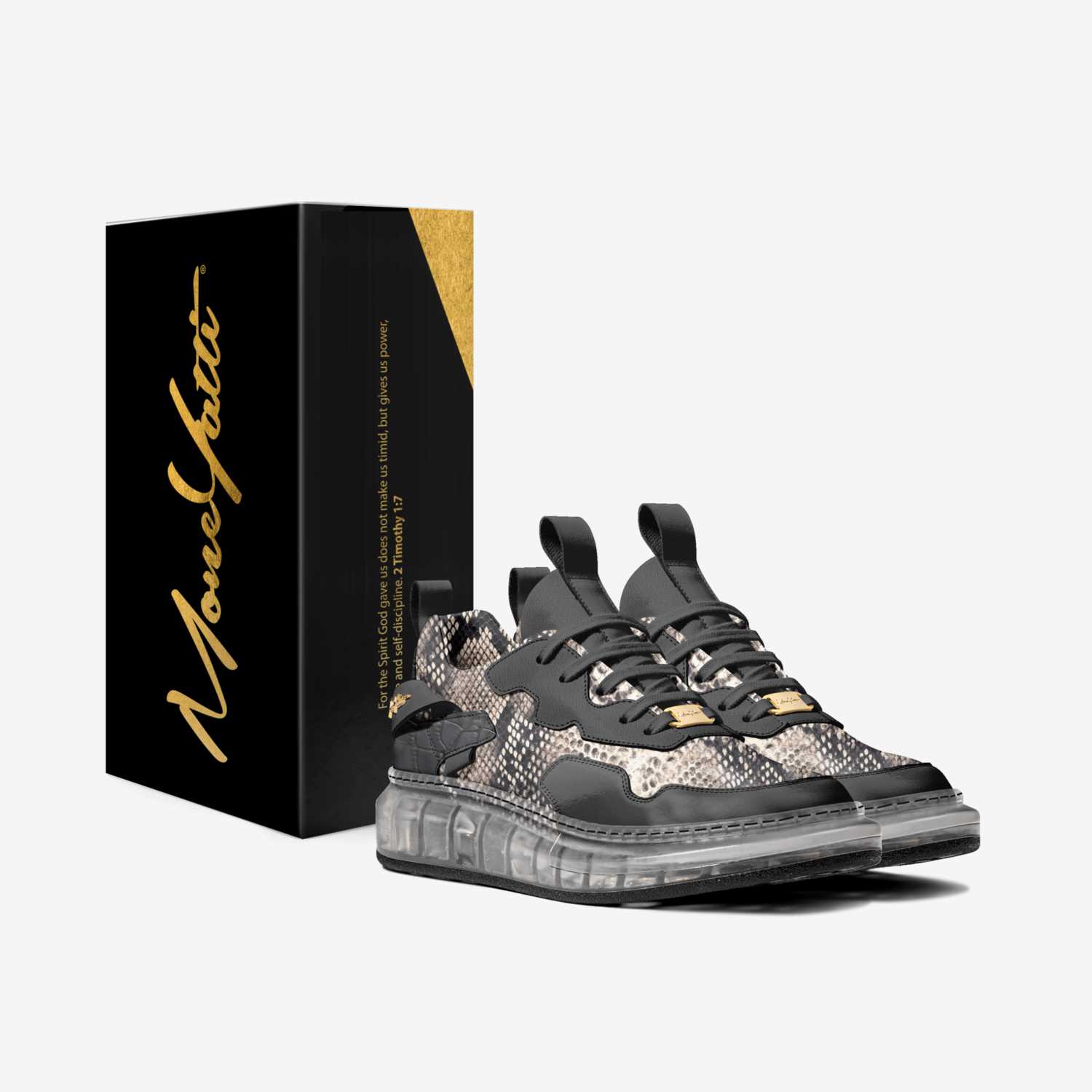 CG 008 custom made in Italy shoes by Moneyatti Brand | Box view