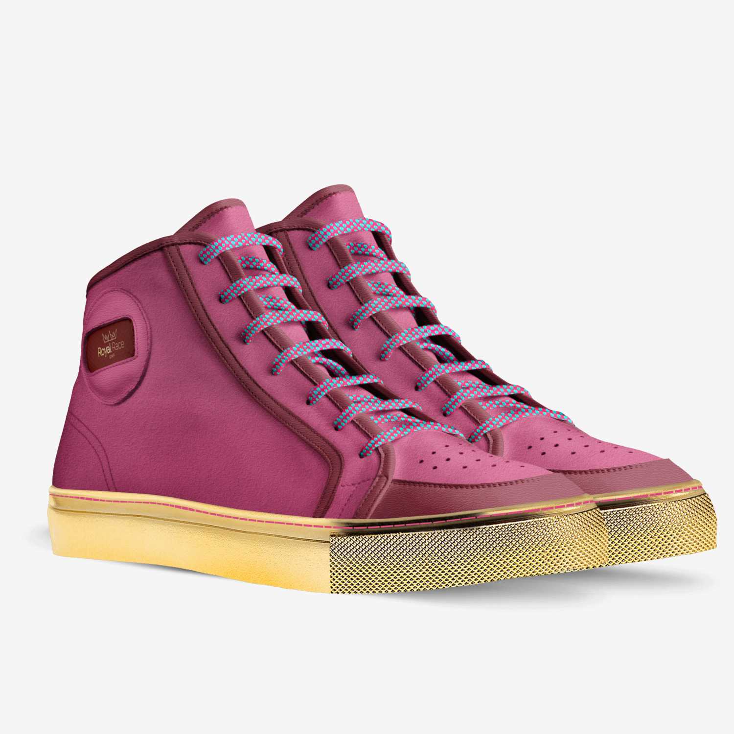 ROYAL RACE GMP custom made in Italy shoes by Princess Yvonne Guébli | Double view