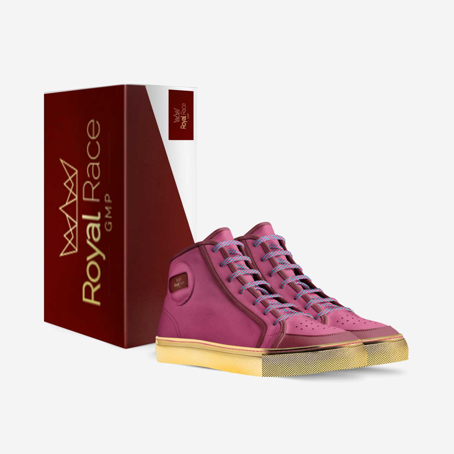 ROYAL RACE GMP custom made in Italy shoes by Guebli Carron | Box view