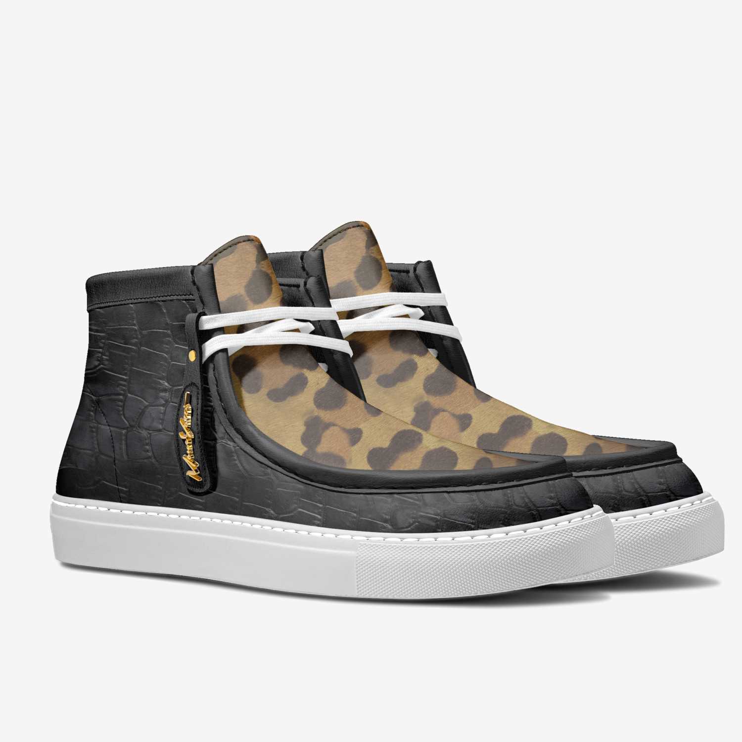 LUX 050 custom made in Italy shoes by Moneyatti Brand | Double view