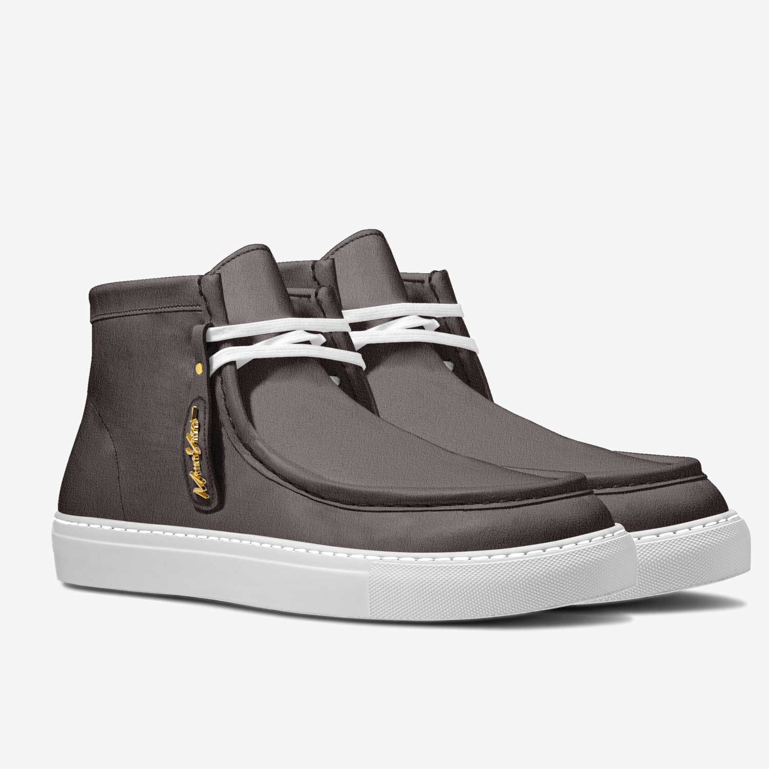 LUX SUEDE 008 custom made in Italy shoes by Moneyatti Brand | Double view