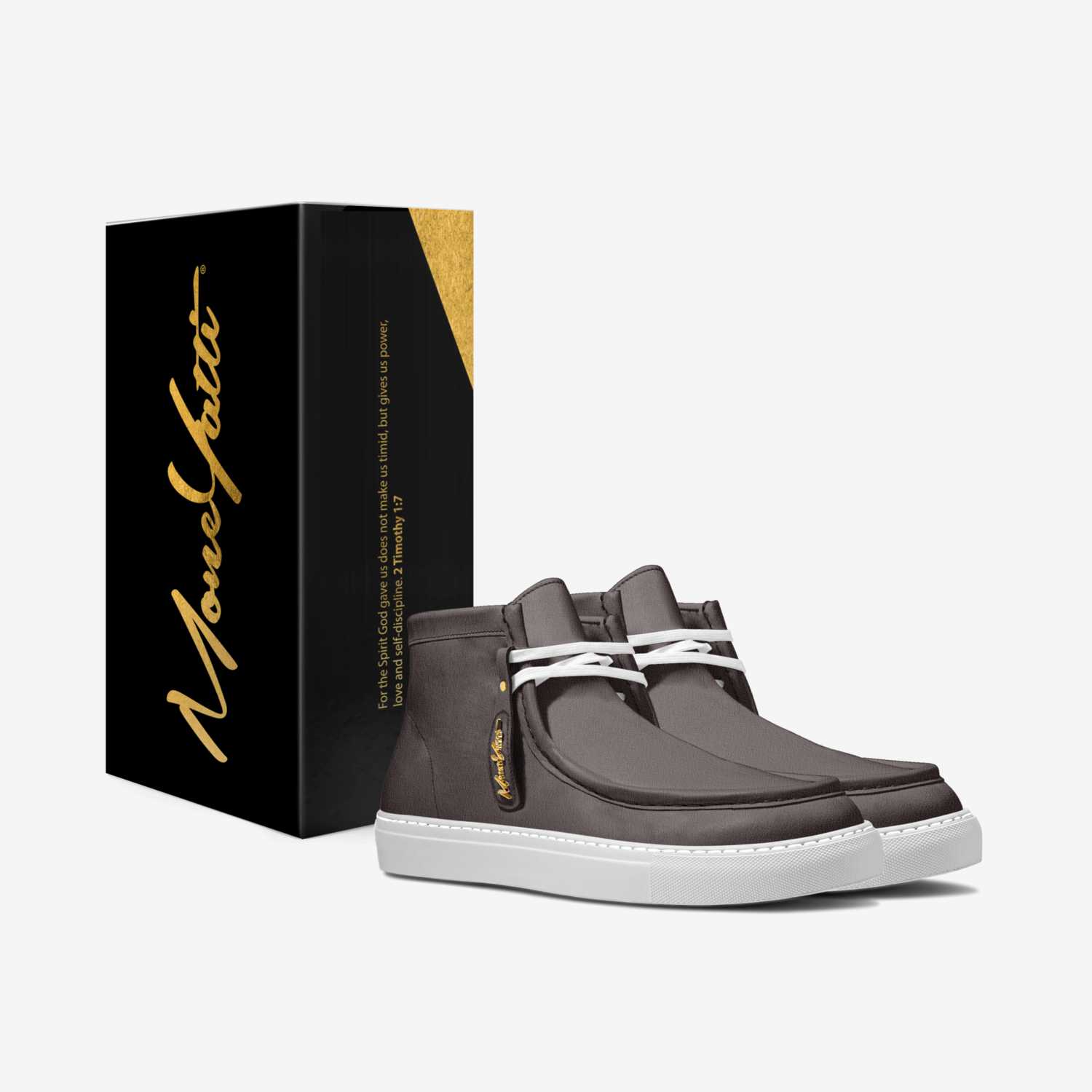 LUX SUEDE 008 custom made in Italy shoes by Moneyatti Brand | Box view