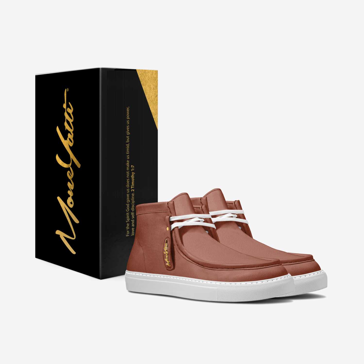 LUX SUEDE 007 custom made in Italy shoes by Moneyatti Brand | Box view