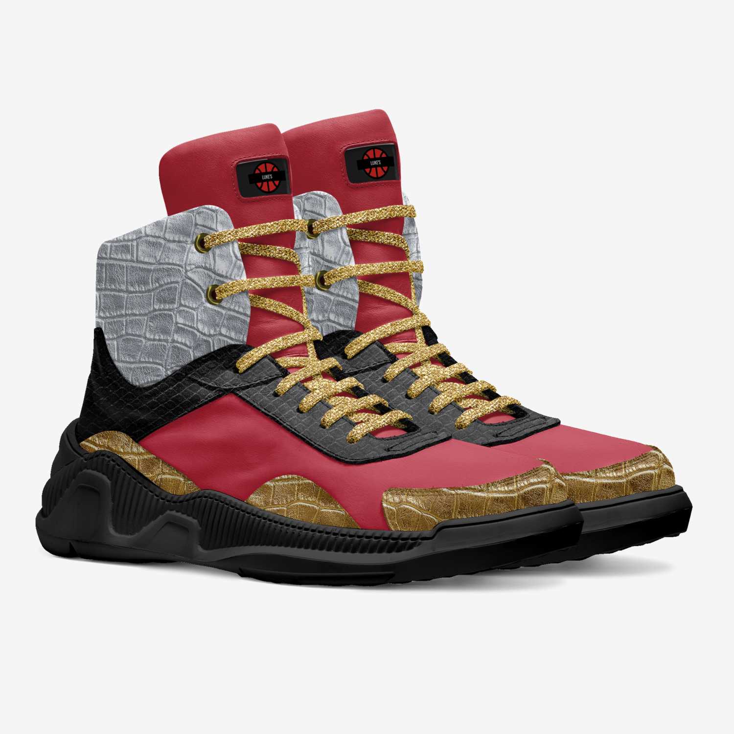 Luke's custom made in Italy shoes by Jonathan Diaz | Double view