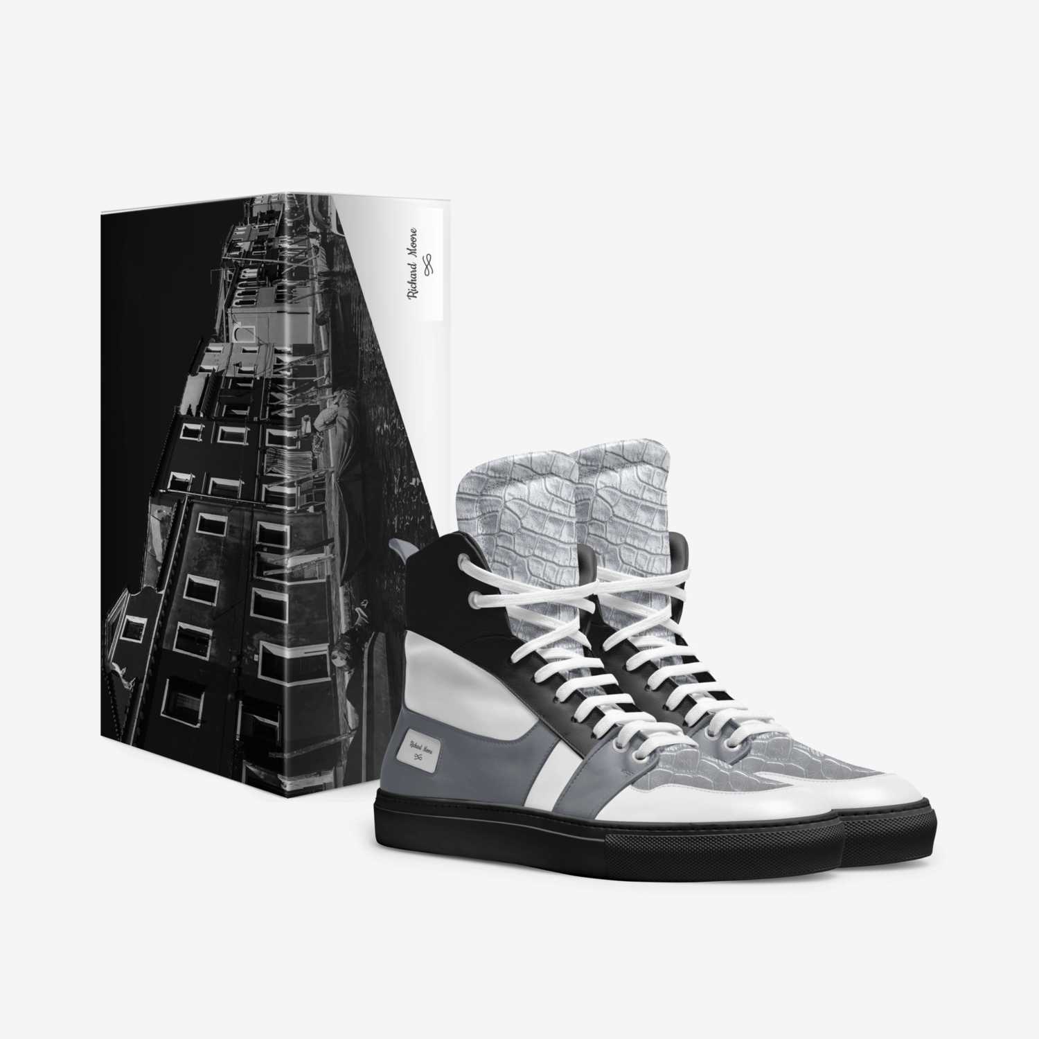 Richard  Moore custom made in Italy shoes by Fernando Coates | Box view