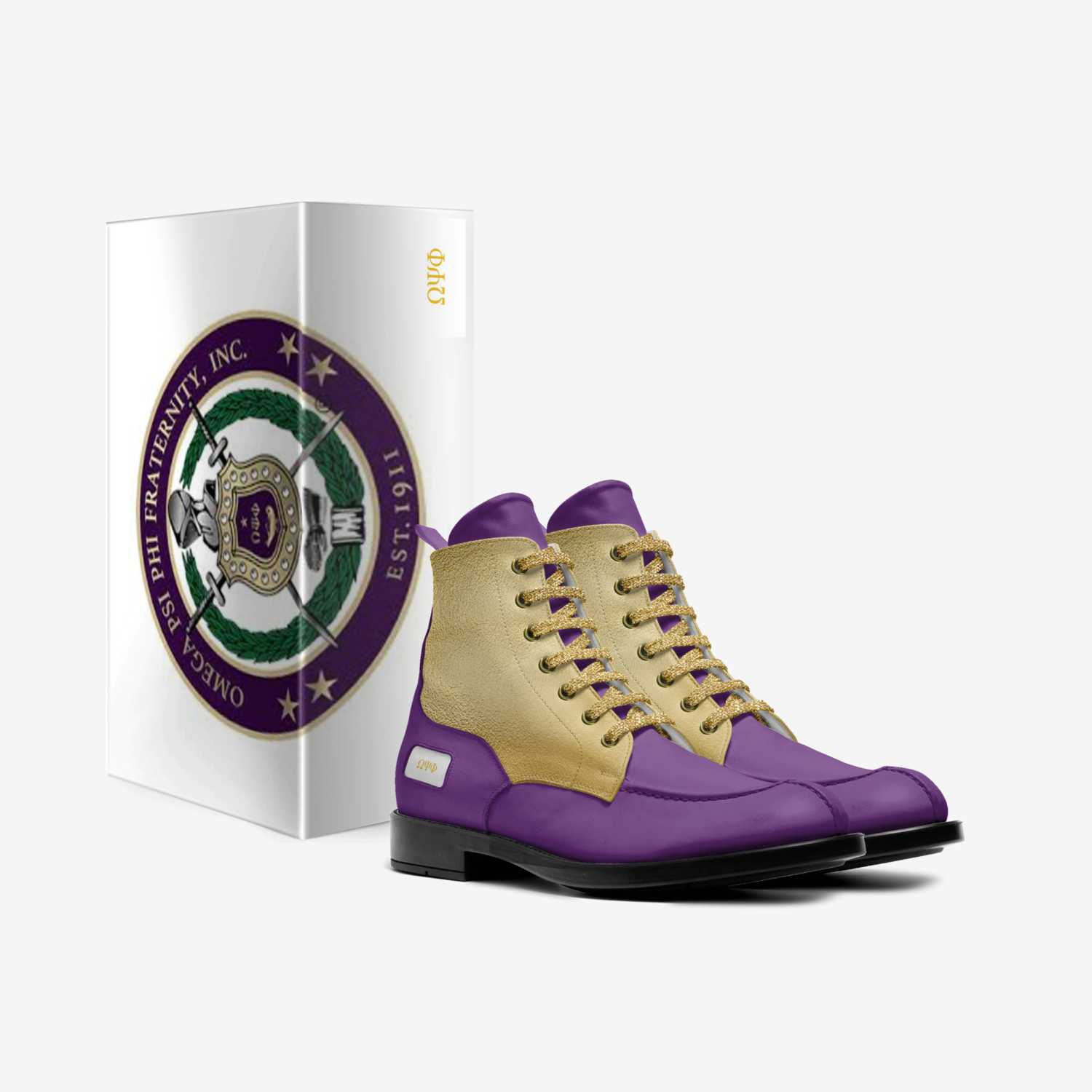 1911 custom made in Italy shoes by The Diva Lyn Hicks | Box view
