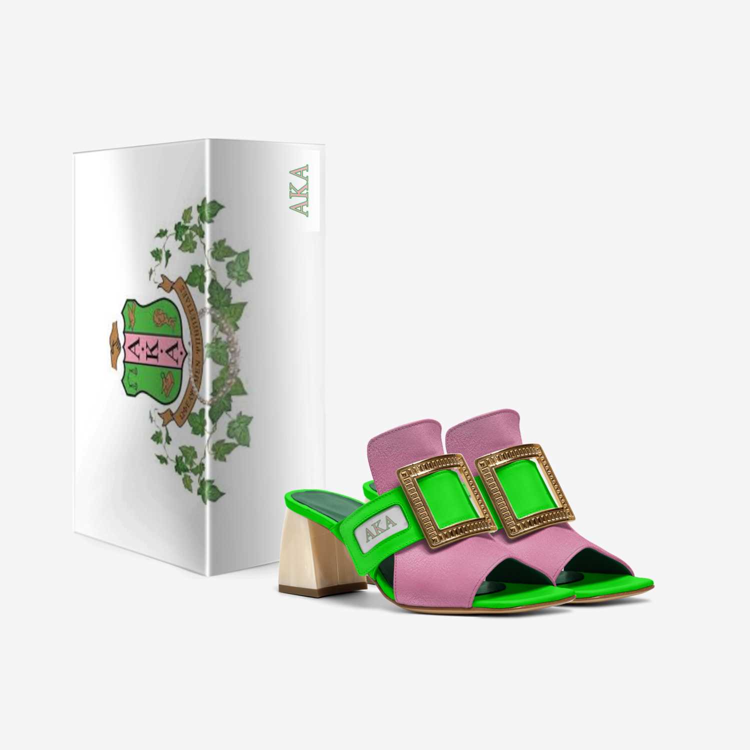 1908 custom made in Italy shoes by The Diva Lyn Hicks | Box view
