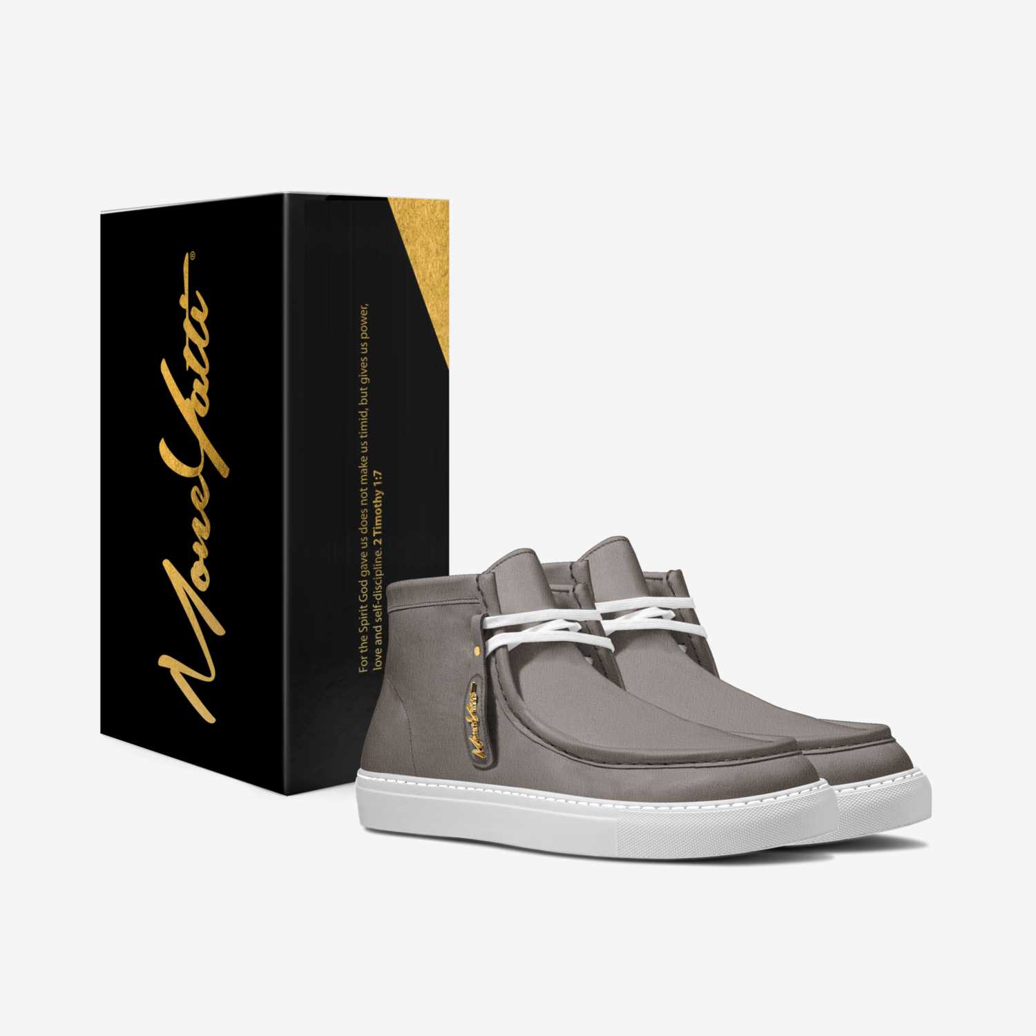 LUX SUEDE 004 custom made in Italy shoes by Moneyatti Brand | Box view