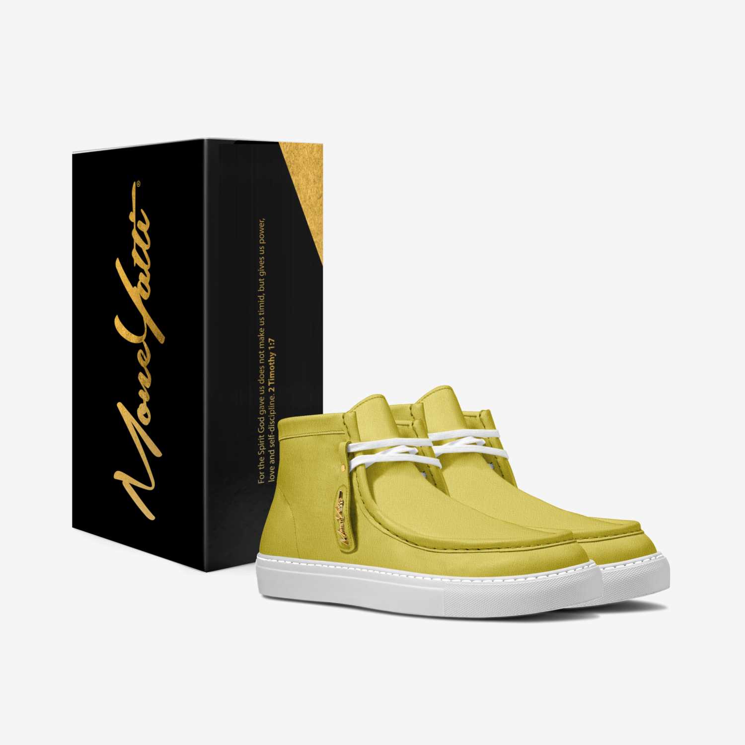 LUX SUEDE 001 custom made in Italy shoes by Moneyatti Brand | Box view