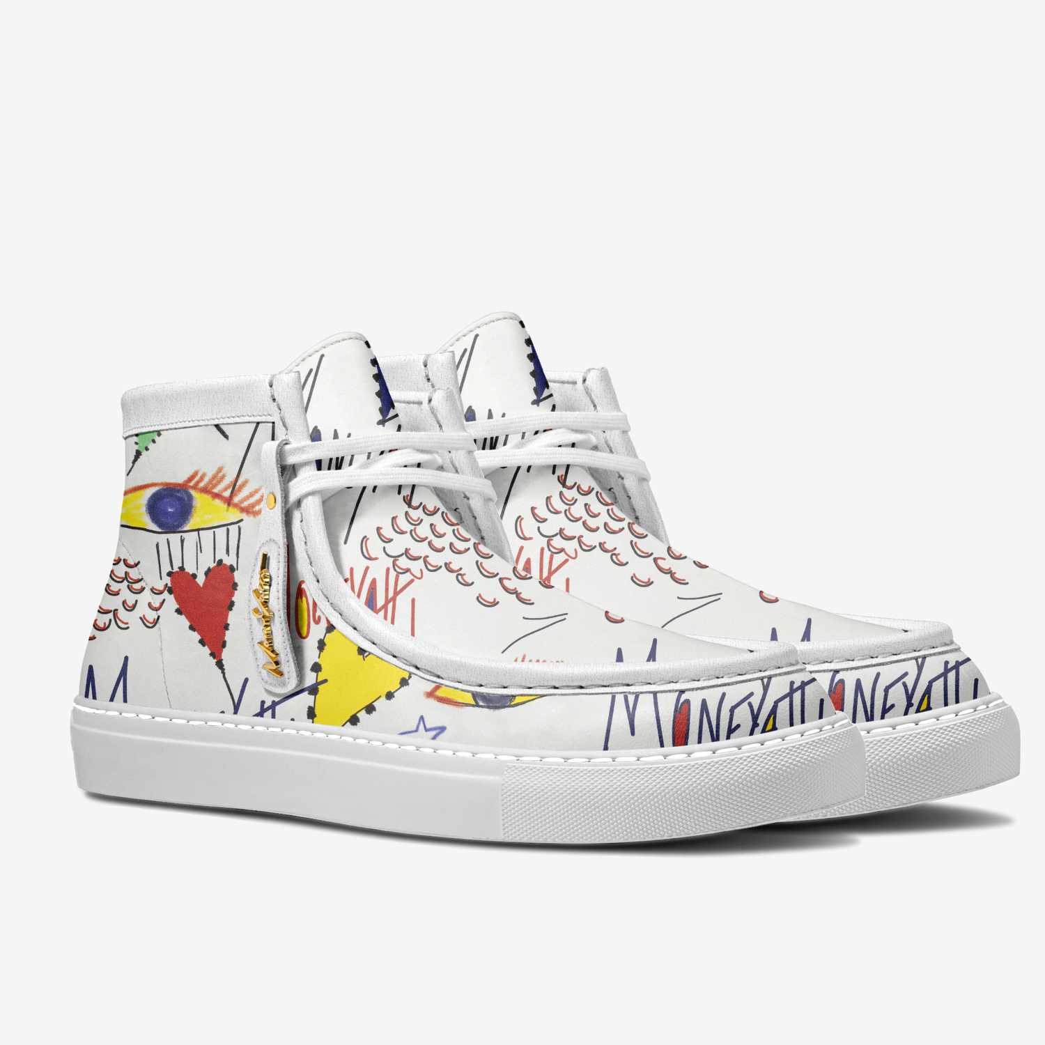 LUX 031 custom made in Italy shoes by Moneyatti Brand | Double view