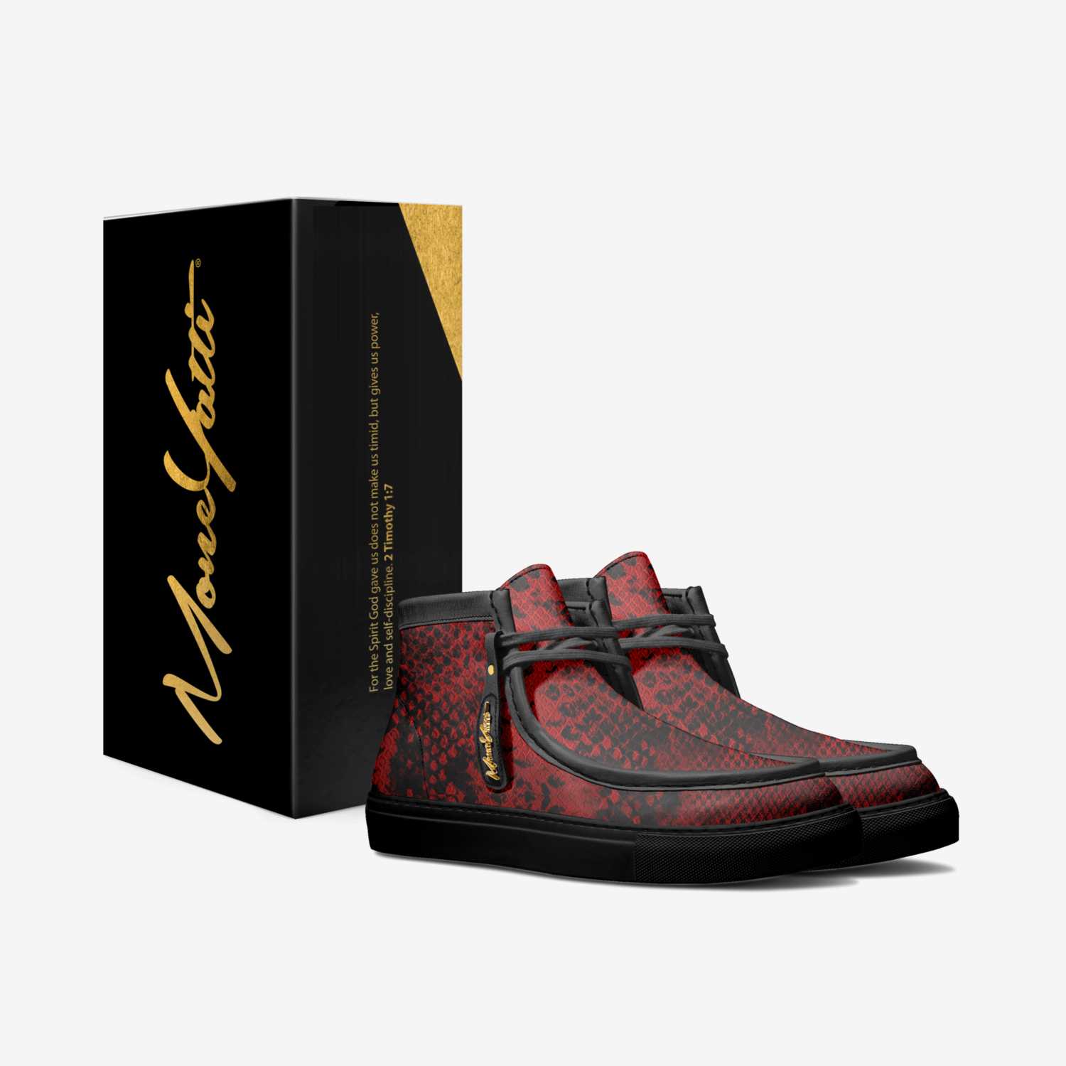 LUX 017 custom made in Italy shoes by Moneyatti Brand | Box view