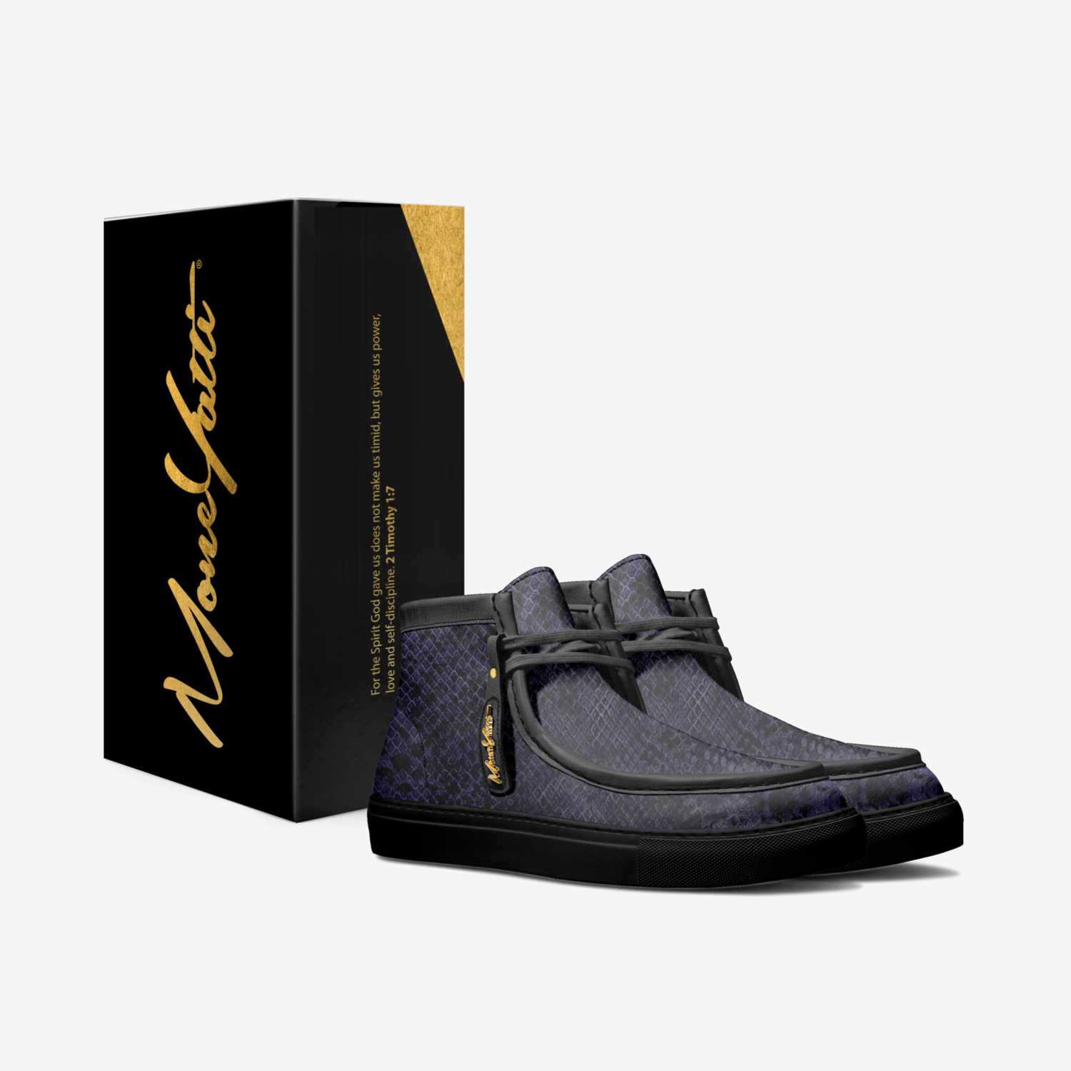 LUX 016 custom made in Italy shoes by Moneyatti Brand | Box view