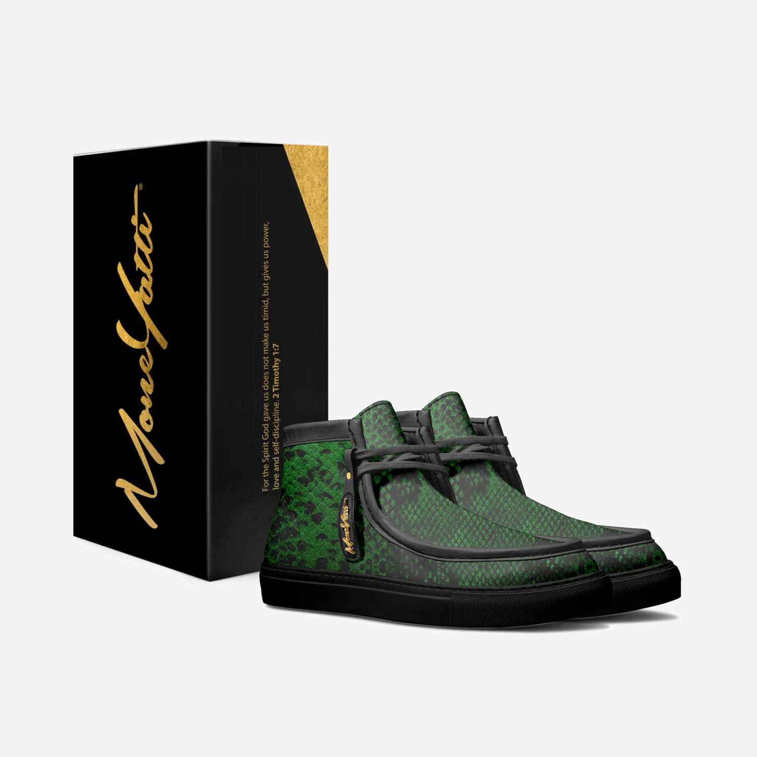 LUX 015 custom made in Italy shoes by Moneyatti Brand | Box view