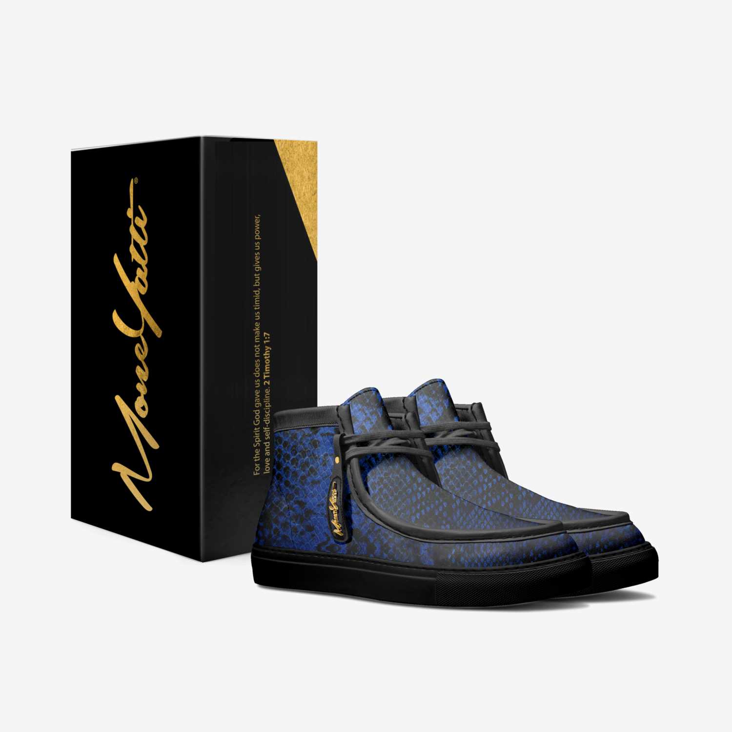 LUX 014 custom made in Italy shoes by Moneyatti Brand | Box view