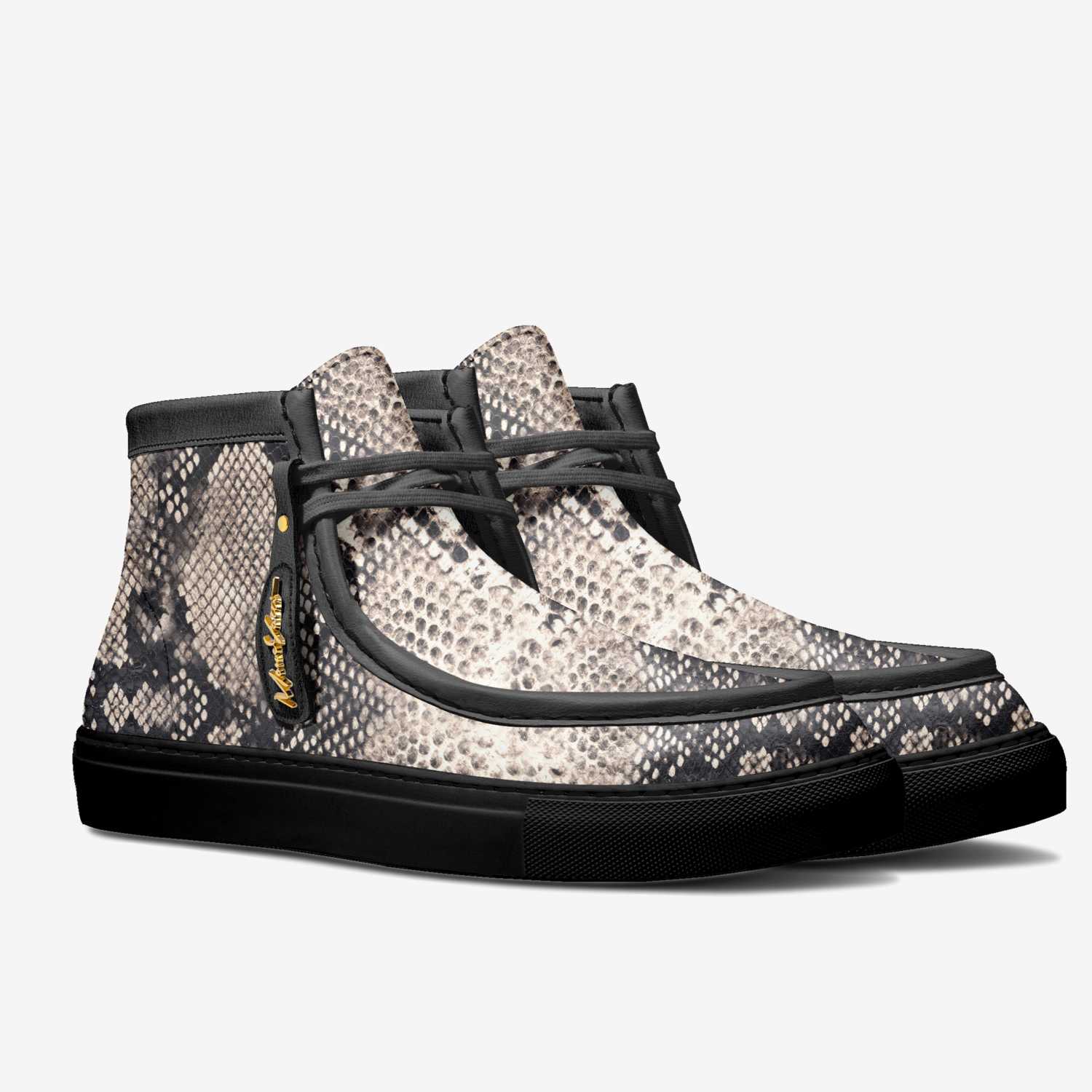 LUX 012 custom made in Italy shoes by Moneyatti Brand | Double view