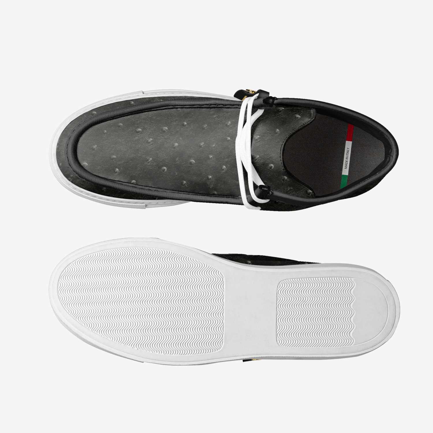 LUX 009 custom made in Italy shoes by Moneyatti Brand | Top view