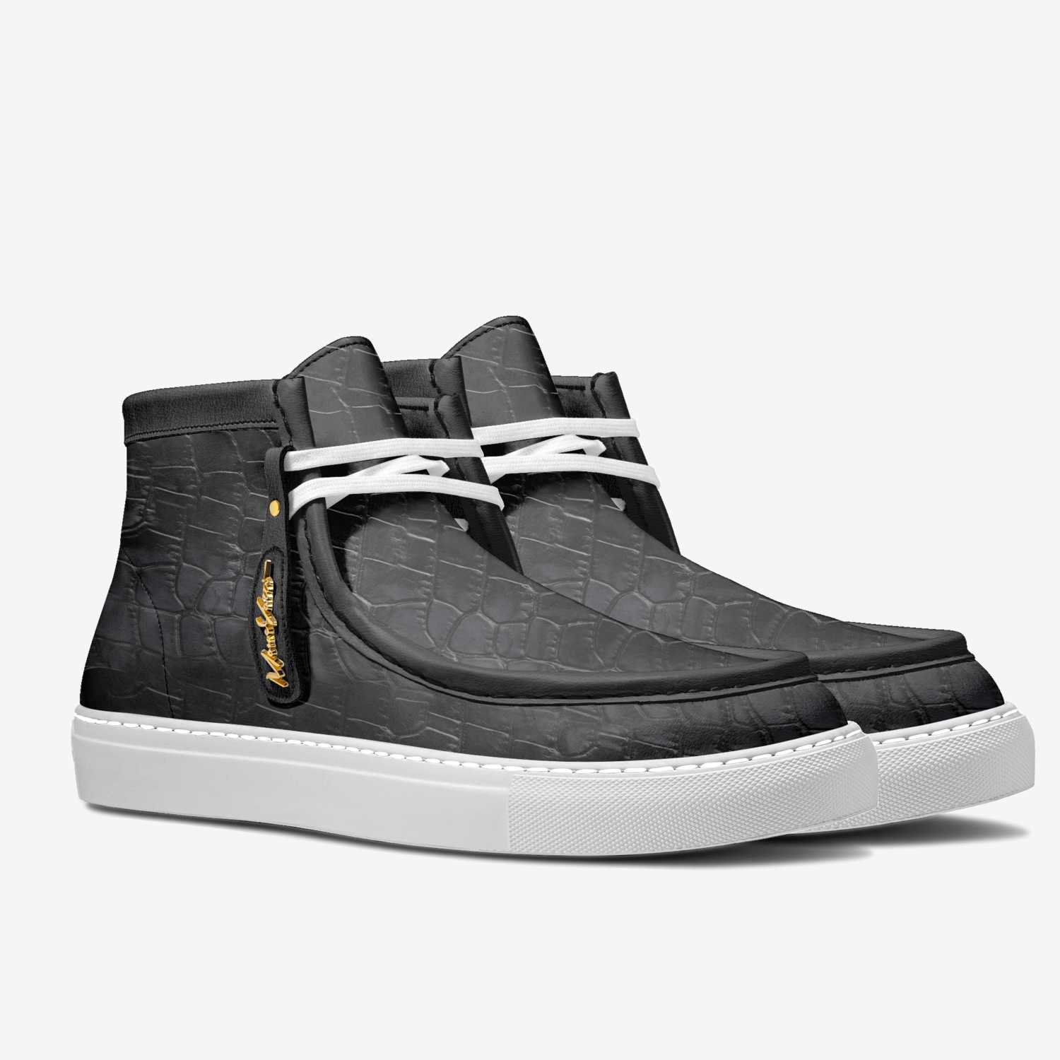 LUX 003 custom made in Italy shoes by Moneyatti Brand | Double view