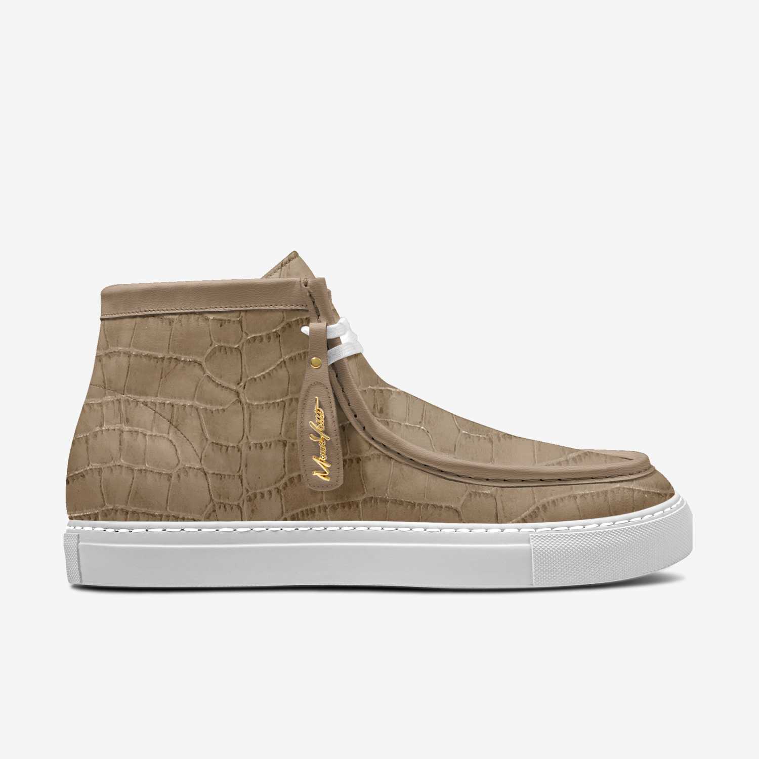 LUX 002 custom made in Italy shoes by Moneyatti Brand | Side view