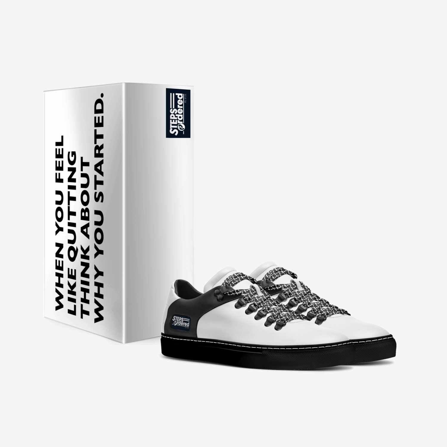 Steps Ordered K-2 custom made in Italy shoes by Barry Henson | Box view