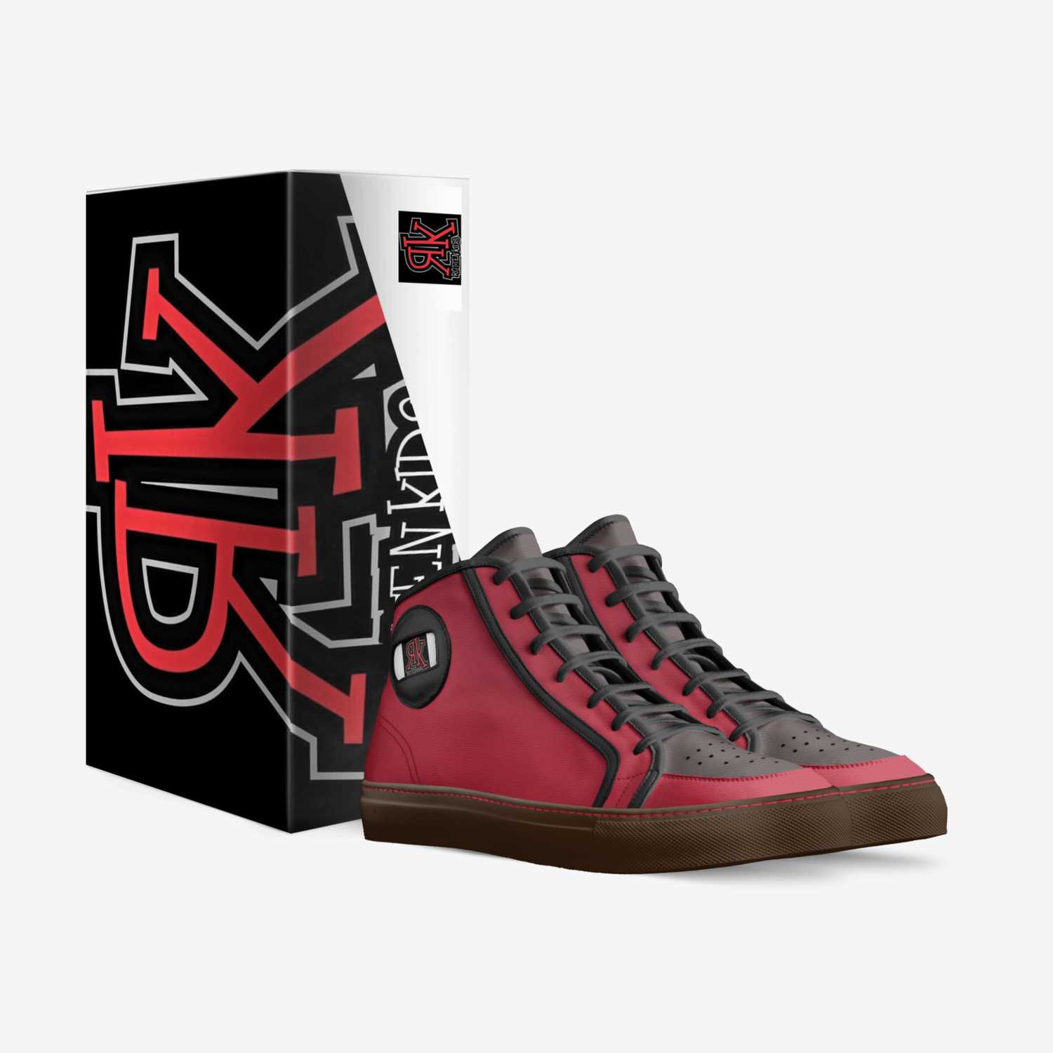 RK DEADPOOL custom made in Italy shoes by Michael Bane | Box view