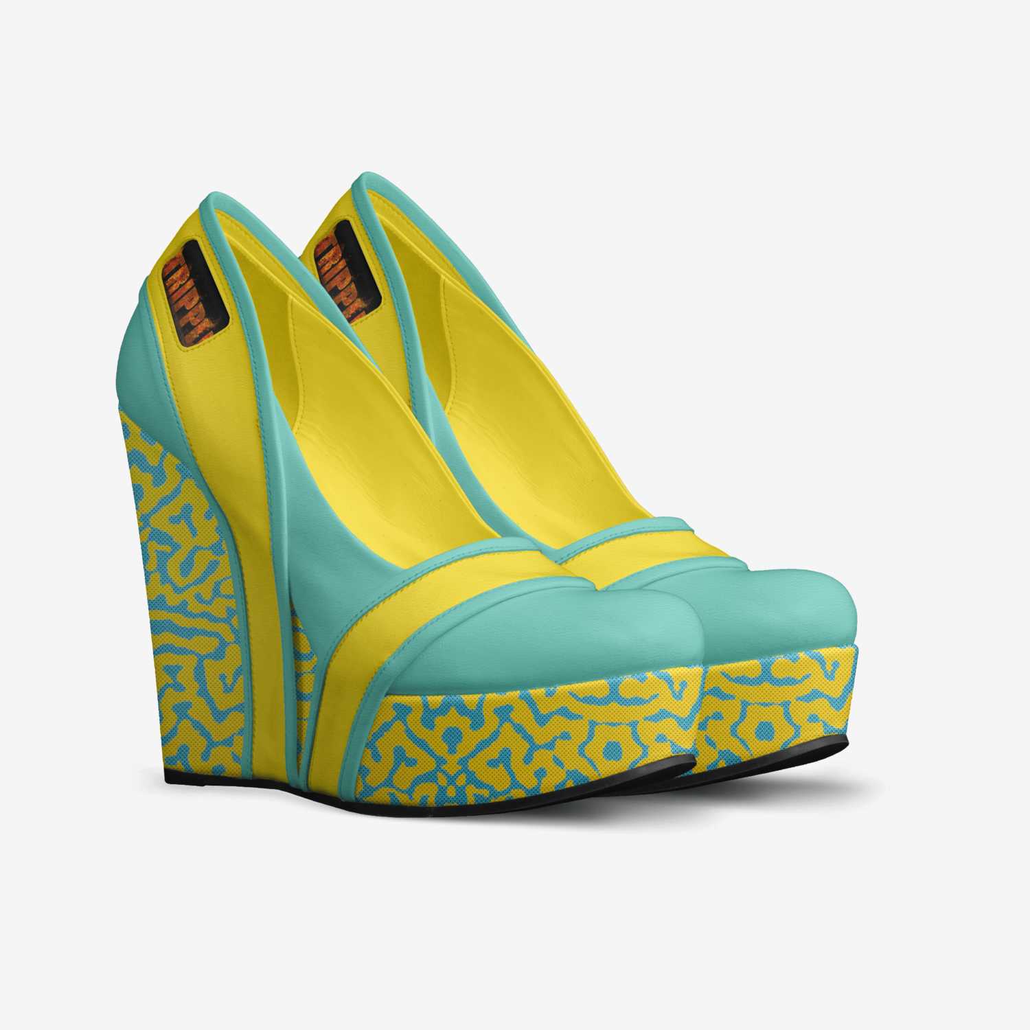 Tripple custom made in Italy shoes by Rachel Ekinde | Double view