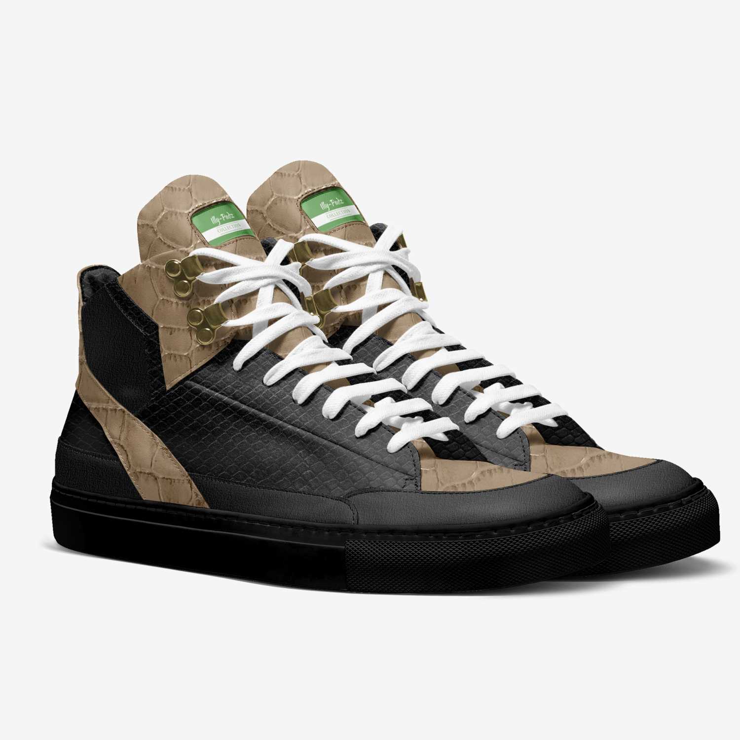Illy-Padz custom made in Italy shoes by Anthony Barber (tha Builder) | Double view