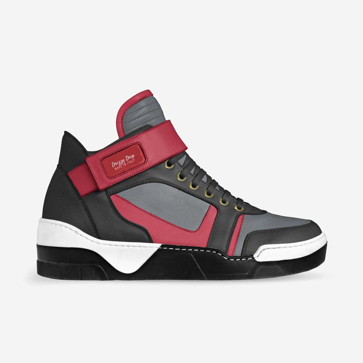 drizzy drip custom made in Italy shoes by Andre Hawkins Jr | Side view