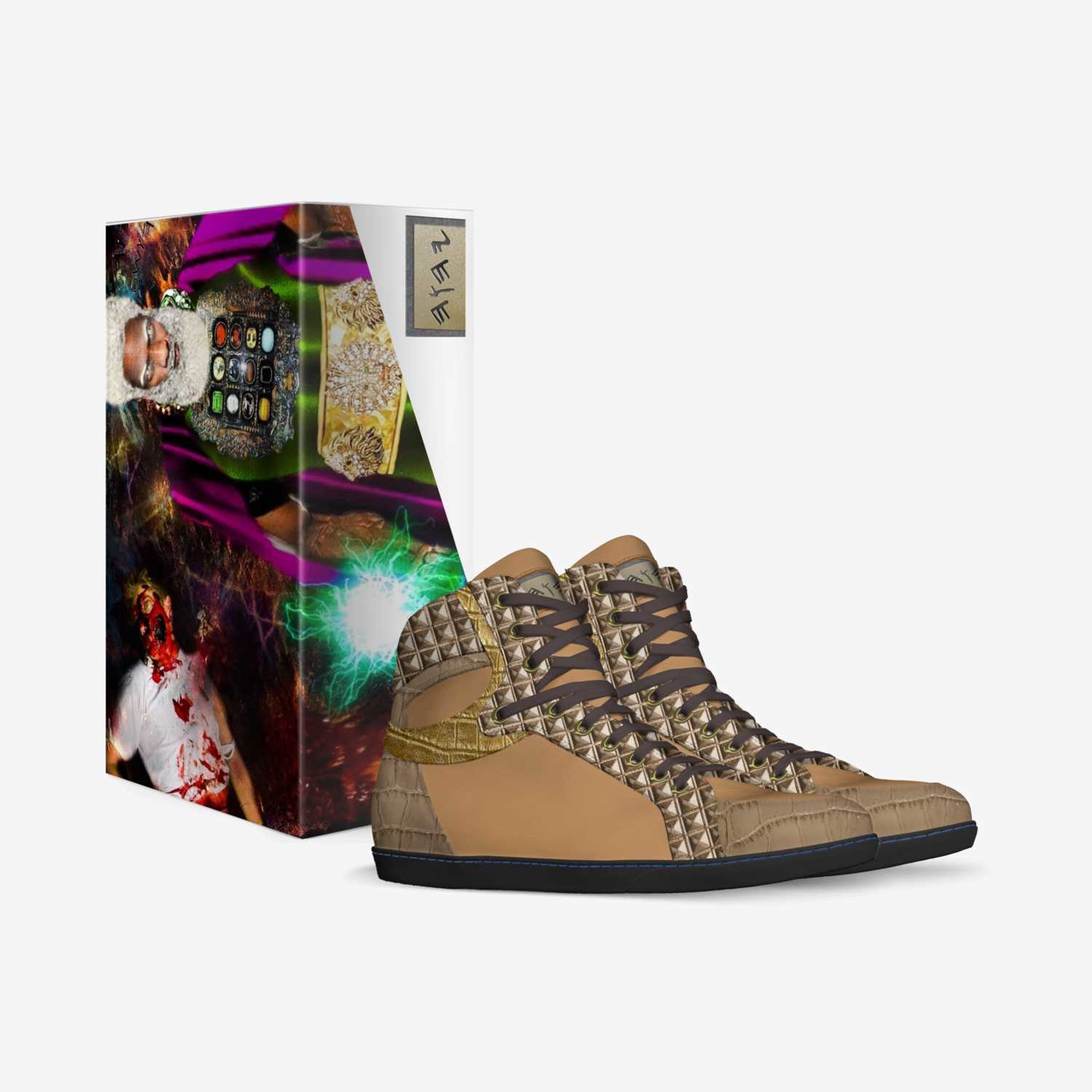 HEBREW ISRAELITES custom made in Italy shoes by Andre Butler | Box view